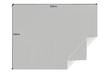 Hochflor-Teppich COZY CLOUD 210x160cm grau, riess-ambiente, rechteckig, Höhe: 20 mm, Wohnzimmer · Felloptik · Modern Design