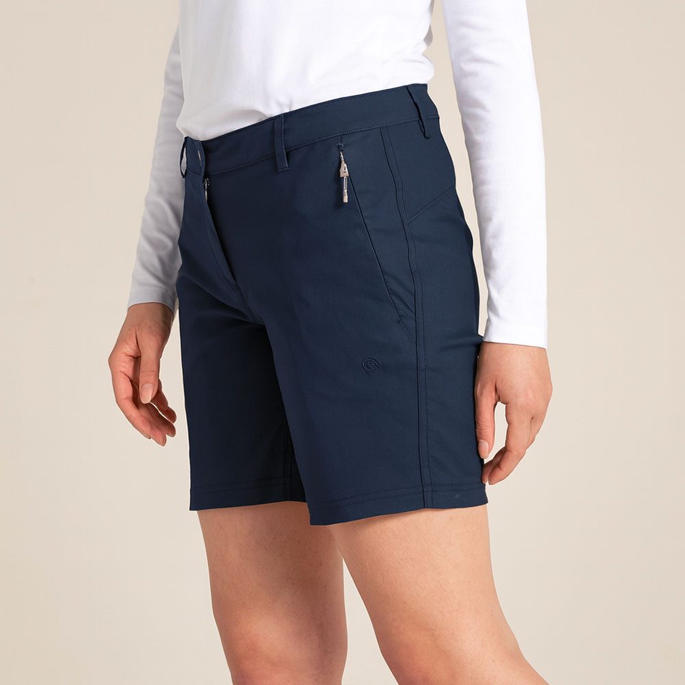 Craghoppers Trainingstights Craghoppers - Kiwi Pro III Damen Shorts (18cm) kurze Hose, navy