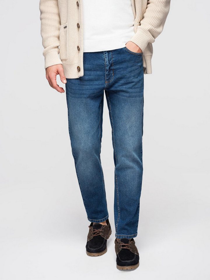 OMBRE Gerade Jeans Jeans CARROT mit Used-Effekt