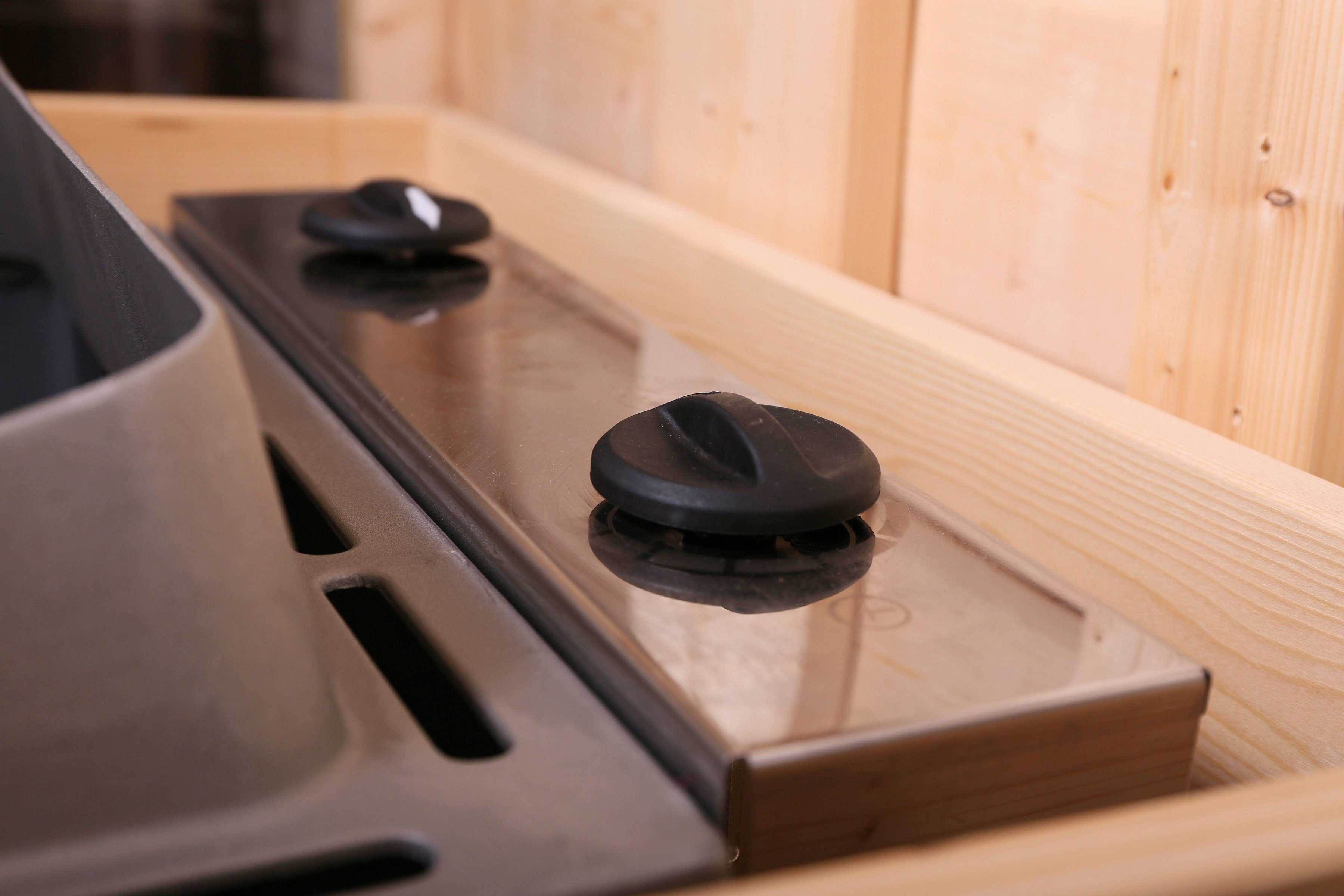 Karibu Saunaofen, 9 kW, integrierte Steuerung, mit Steinen