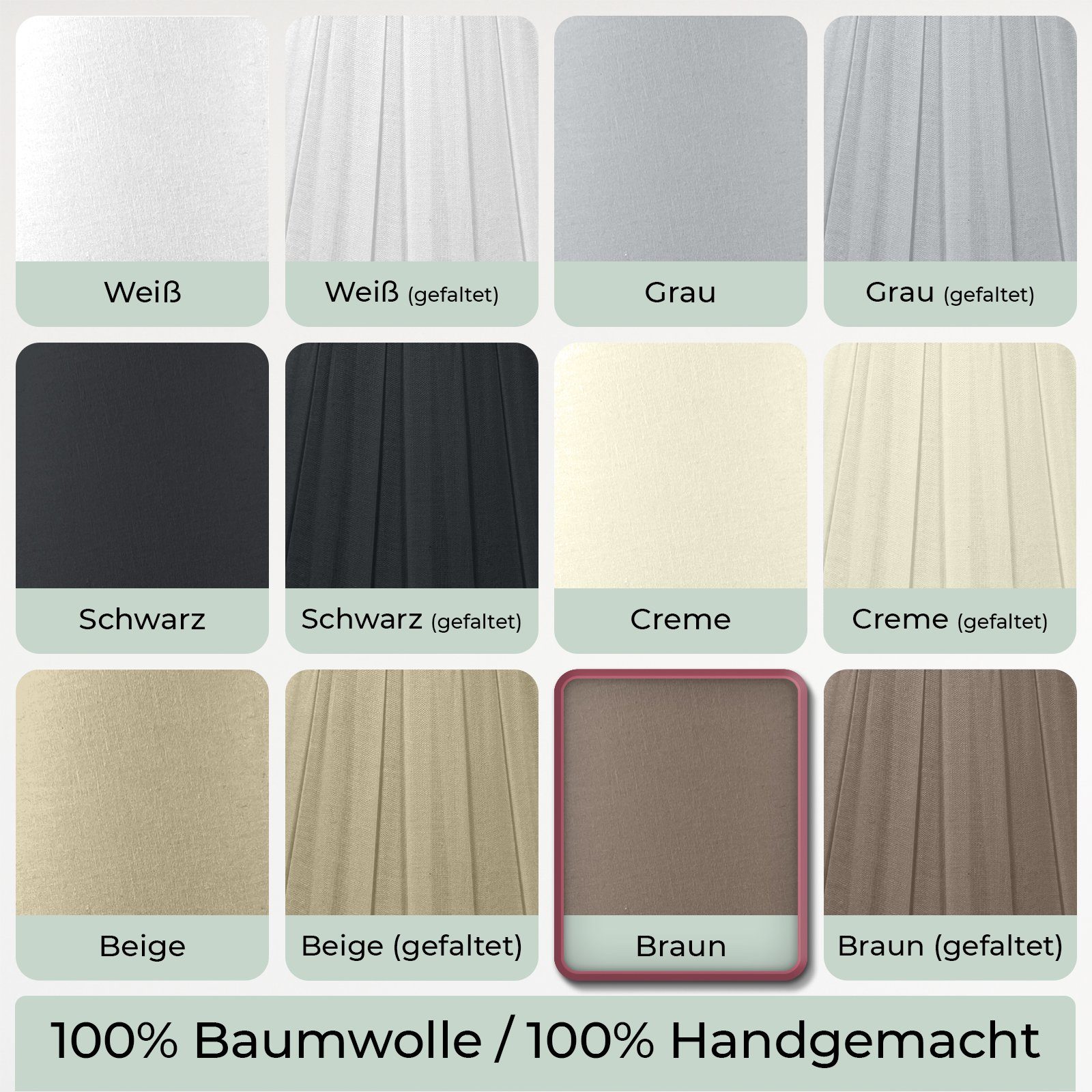 Wogati Lampenschirm Wogati Premium Stehlampe Lampenschirm Konisch – Bild 5 von 5