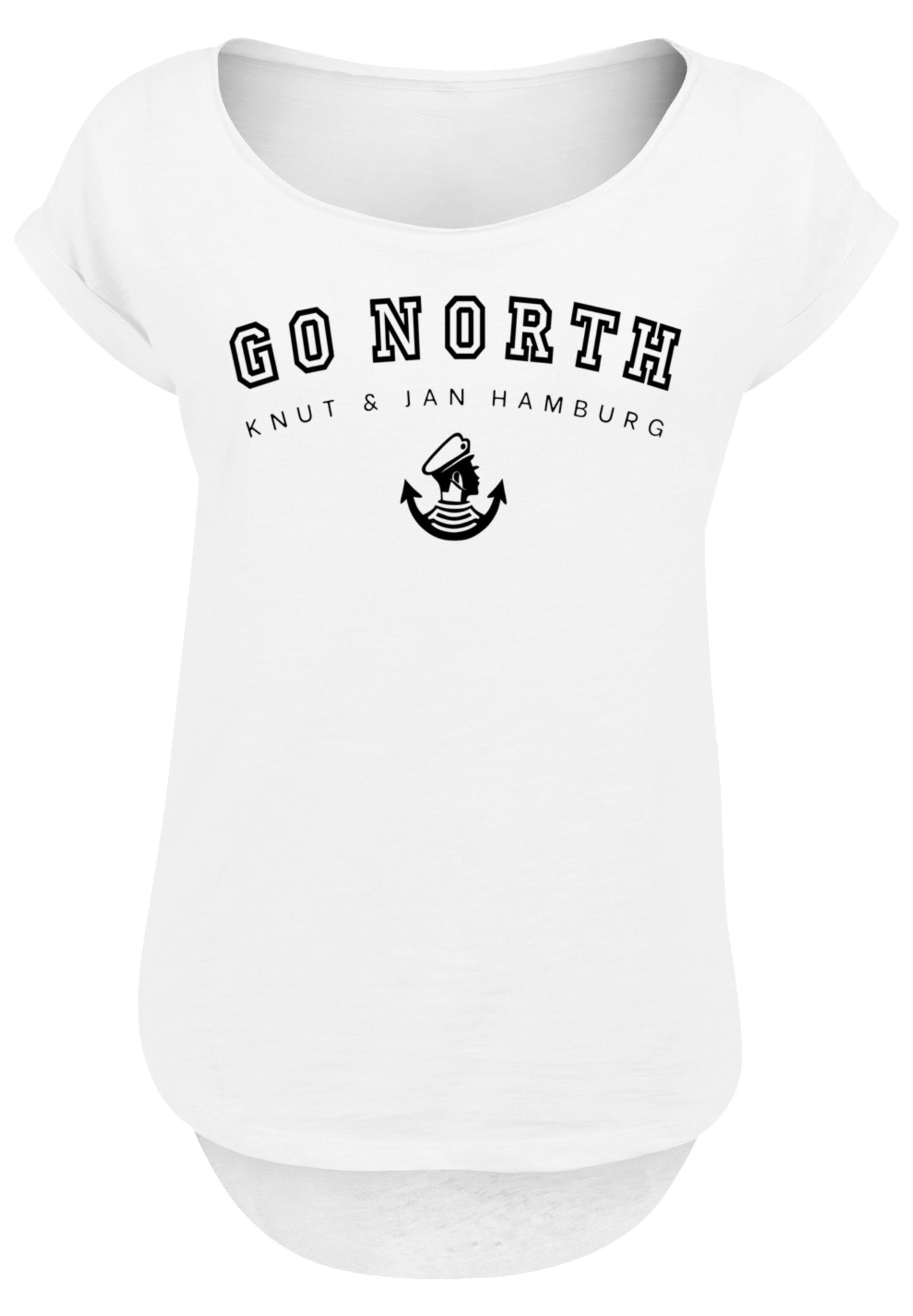 F4NT4STIC T-Shirt PLUS SIZE Go North Print