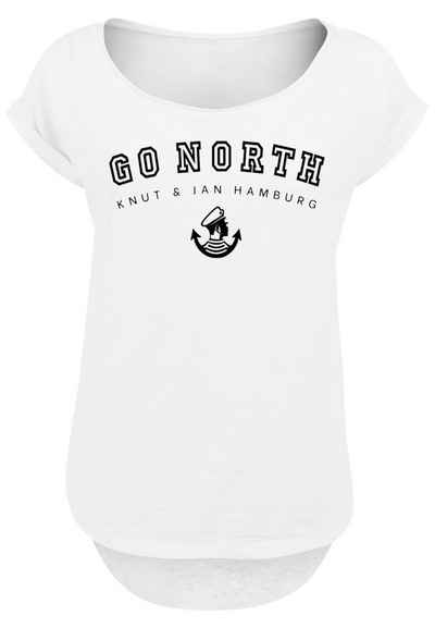 F4NT4STIC T-Shirt PLUS SIZE Go North Print