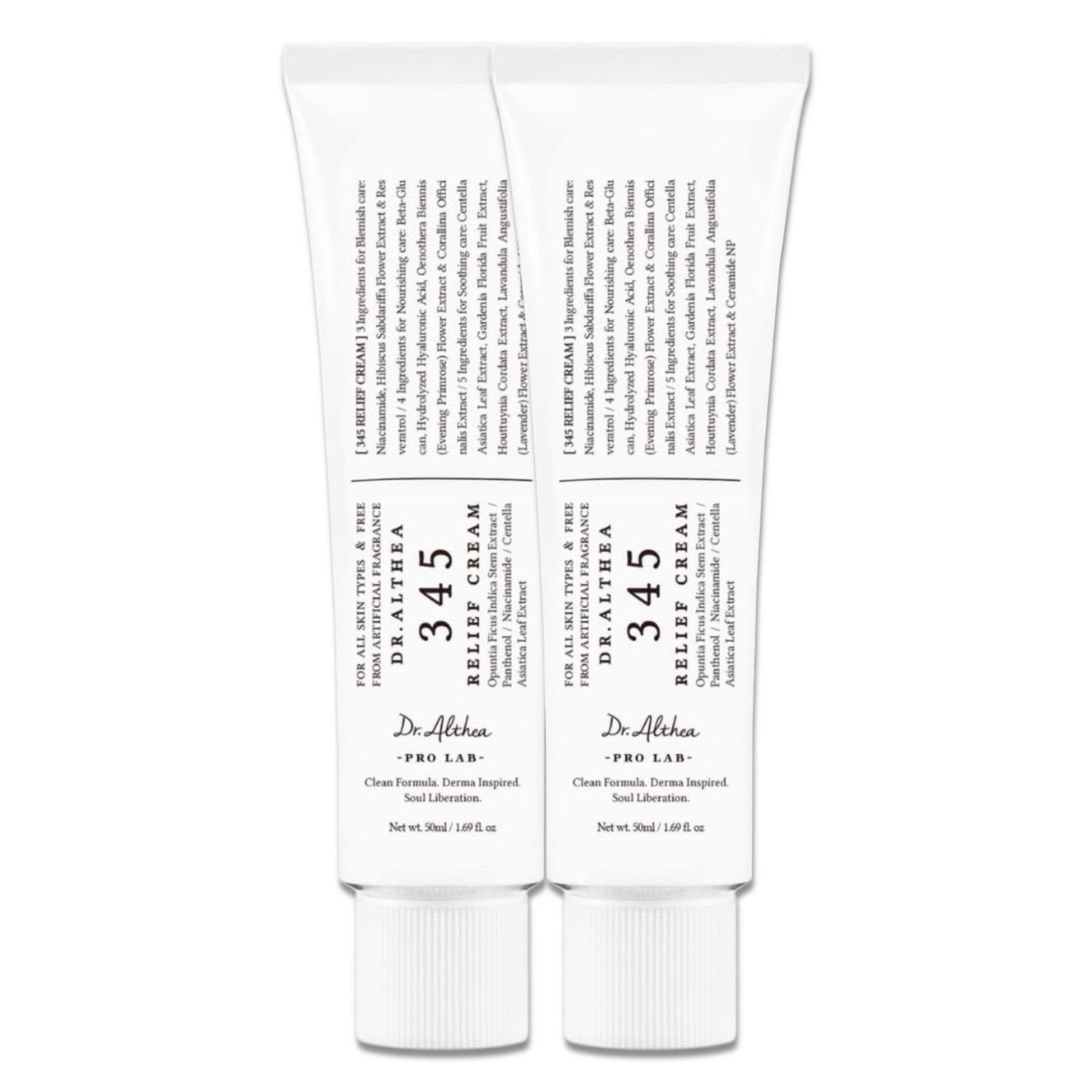 Tagescreme 345 Relief Cream 50ml Intensive Repair Cream mit Niacinamid Pantenol