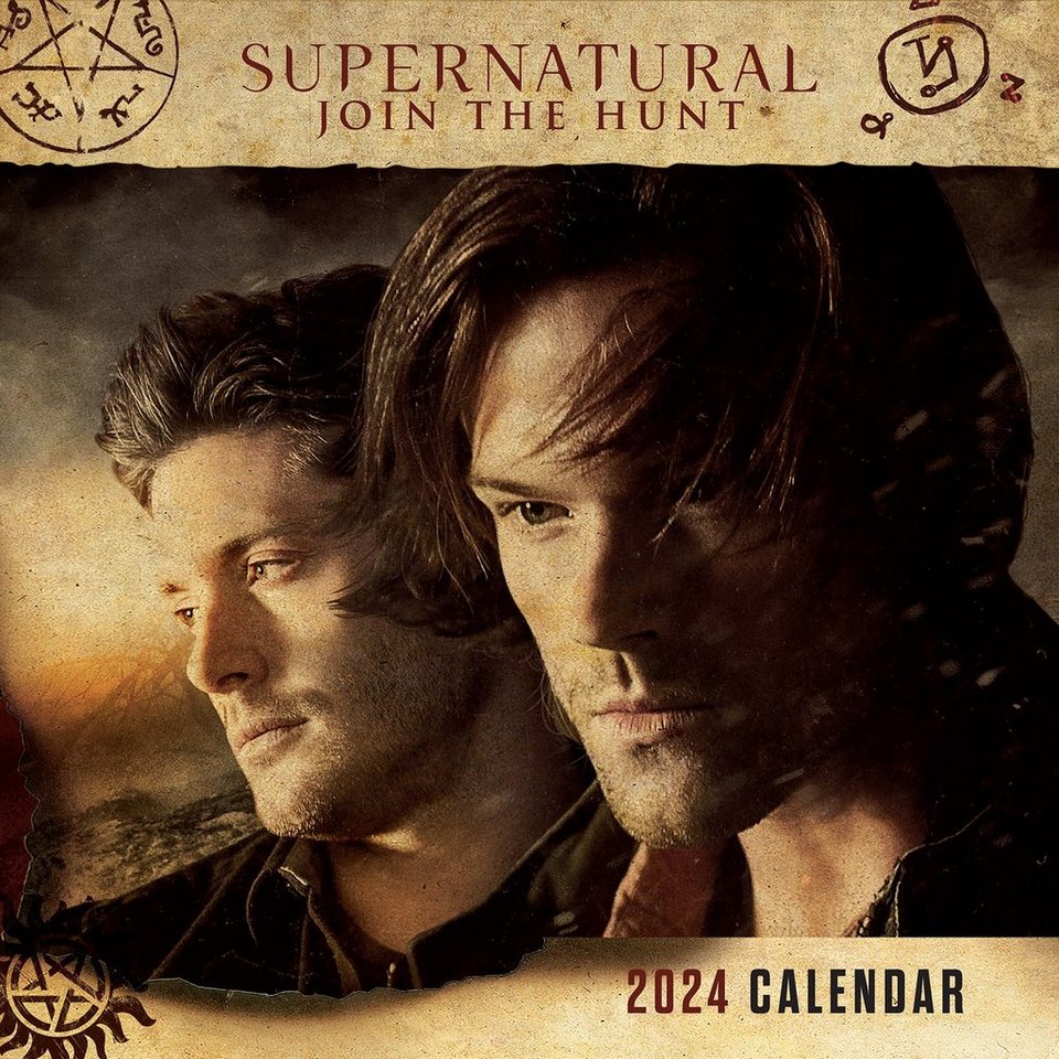 Danilo Wandkalender Supernatural Kalender 2024 Join the Hunt, mit