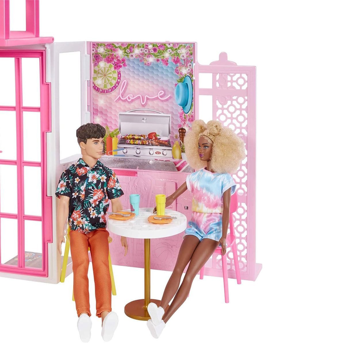 Mattel® Spielwelt Mattel HHY40 - Barbie - Barbie-Puppenhaus mit Puppe