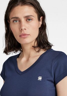 G-Star RAW V-Shirt Eyben Slim Top mit kleinem G-Star RAW Logoprint auf der Brust