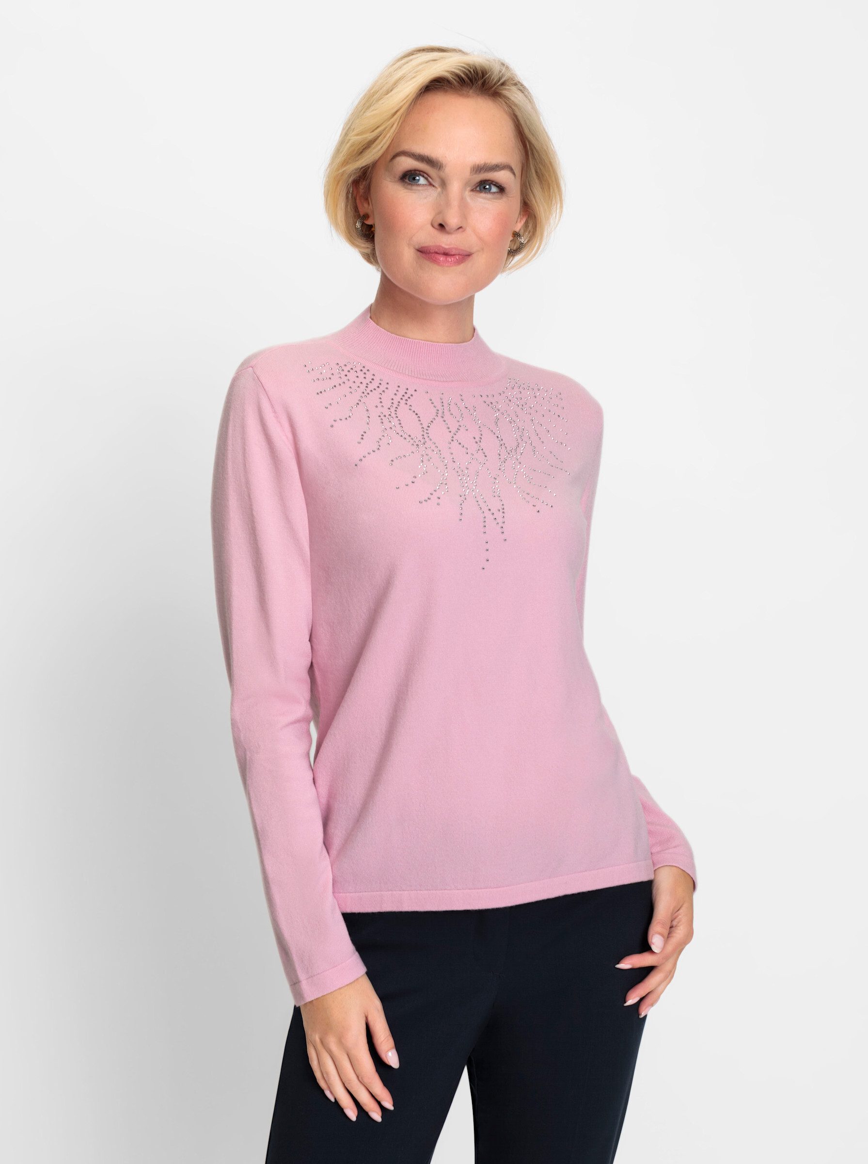 Witt Strickpullover Stehkragenpullover günstig online kaufen