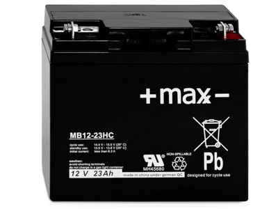 +maxx- 12V 23Ah ersetzt F19-12B AGM Batterie wartungsfrei Свинцово-кислотные аккумуляторы, zyklenfest