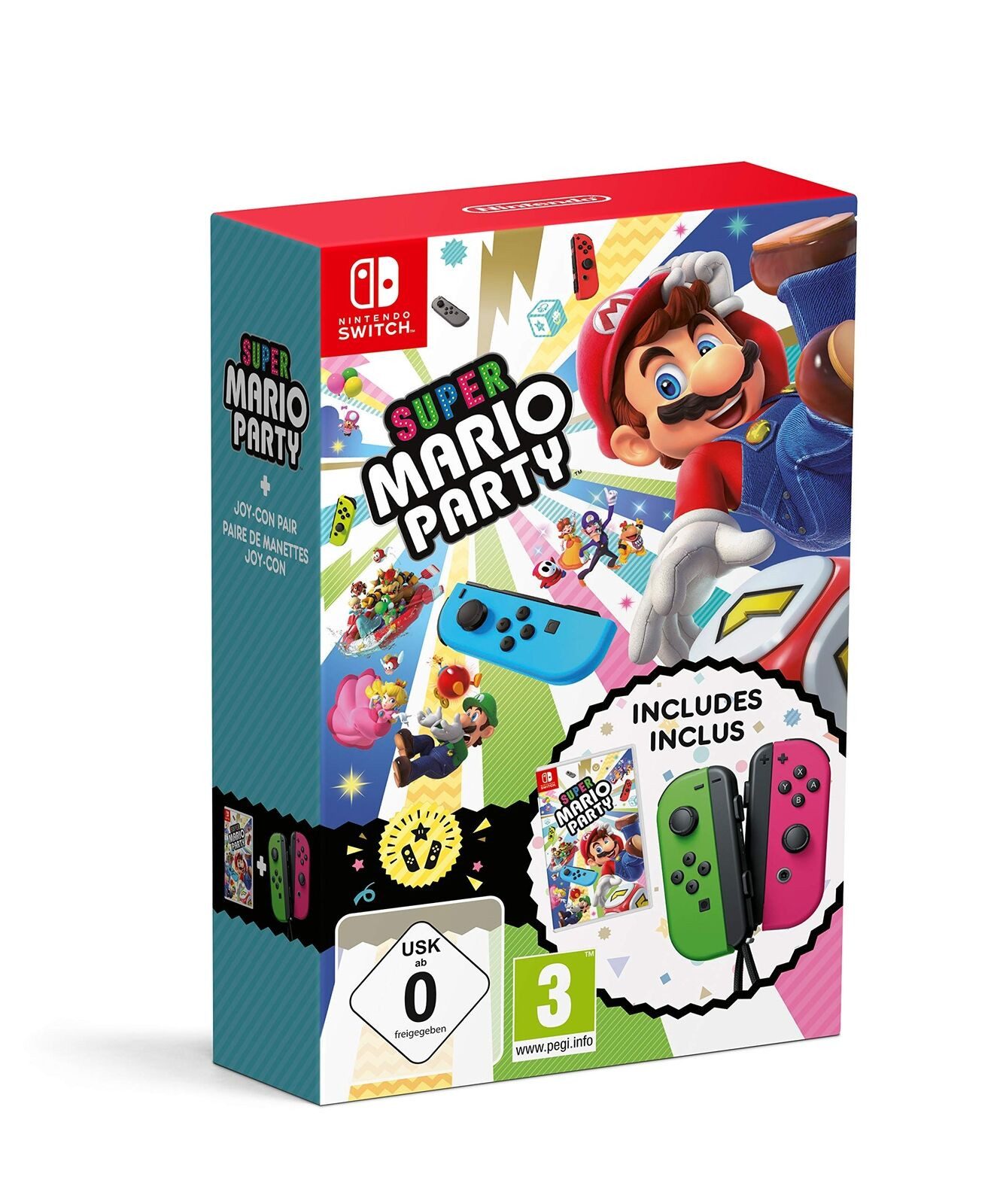 Nintendo Mario Party als Karte Limited Edition ink Joy Con Nintendo Switch