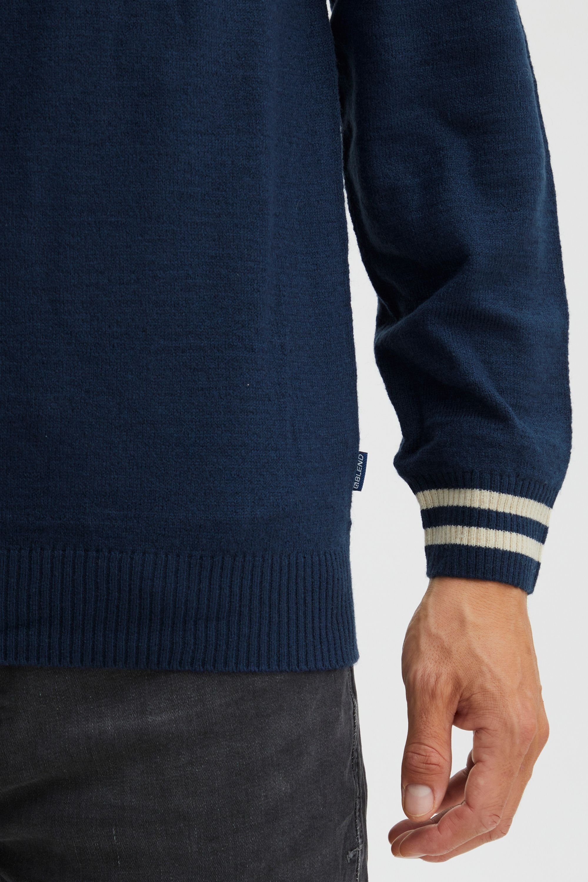 Blend Strickpullover BHGrote Stilvoller Feinstrick-Troyer