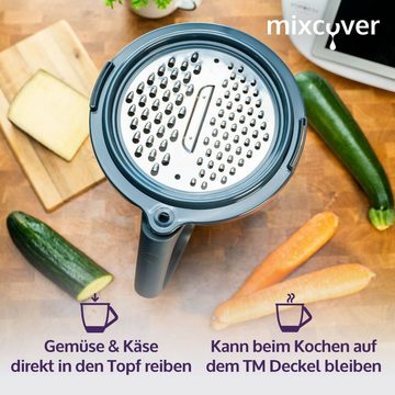 Mixcover Küchenmaschinen-Adapter mixcover Gemüse, Obst und Käsereibe für den Thermomix TM6 und TM5, Thermomix