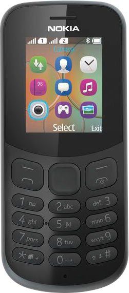 Nokia NOKIA 130 Dual-SIM Handy (4,57 cm/1,8 Zoll, 0,008 GB Speicherplatz)