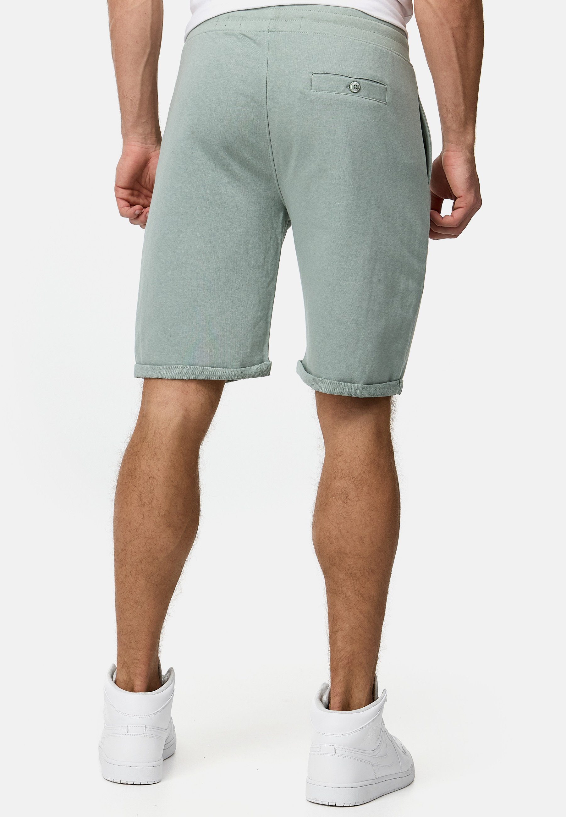 INDICODE Sweatshorts Herren Aldrich Sweat Shorts Herrenshorts elastischer Bund mit Kordelzug – Bild 5 von 5