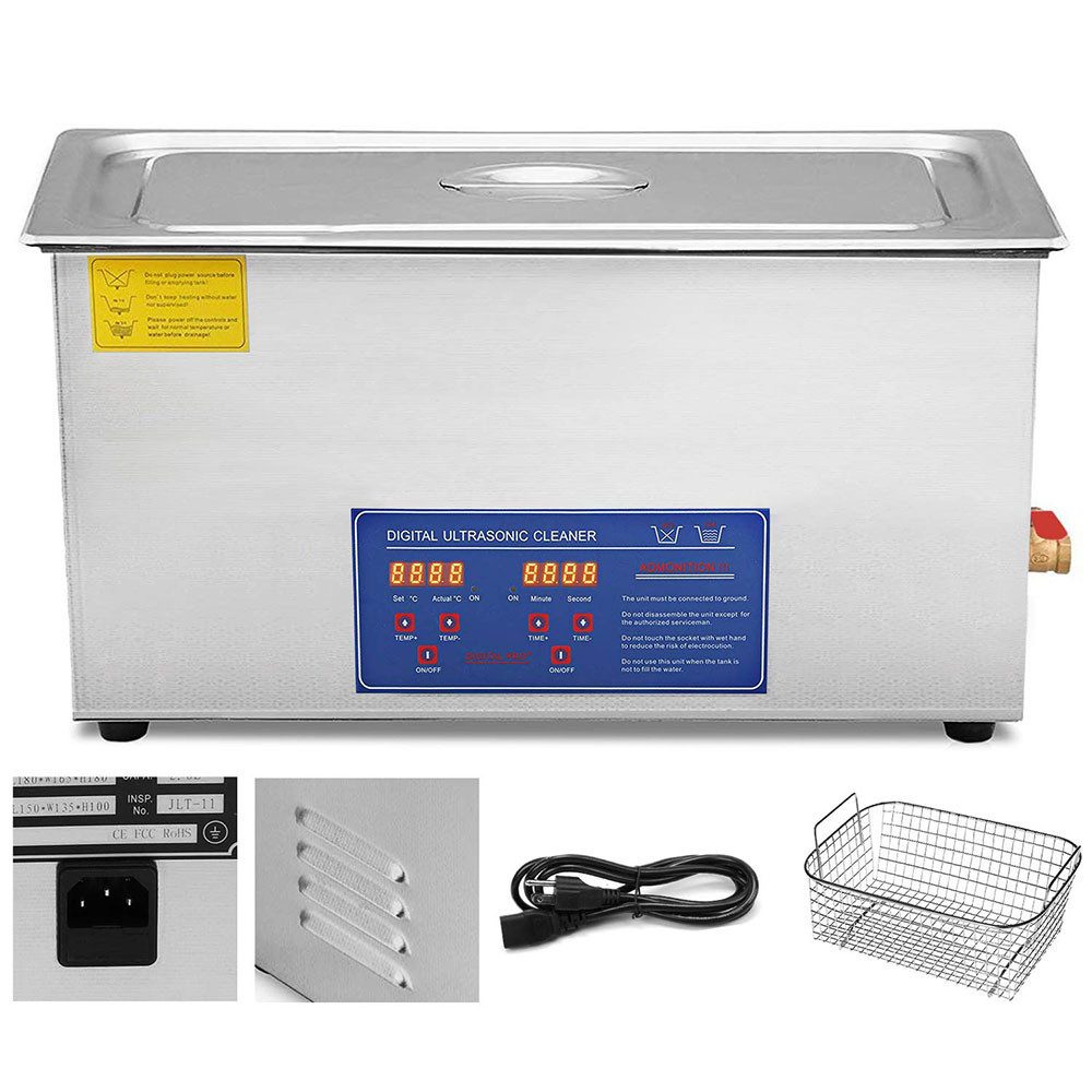 Daskoo Ultraschallreiniger Ultraschallreinigungsgerät Digital 30L Reiniger großer Tank +Korb