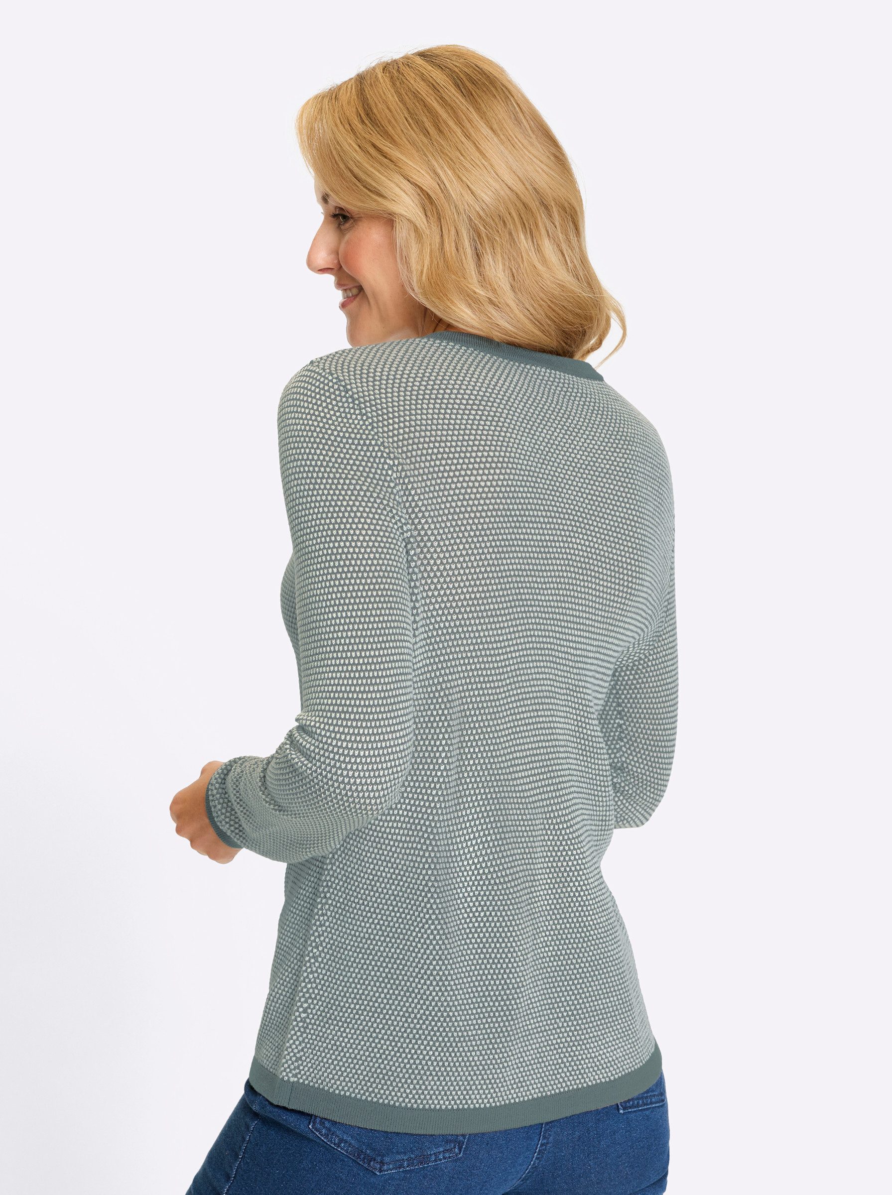 Sieh an! Strickpullover Rundhalspullover . günstig online kaufen