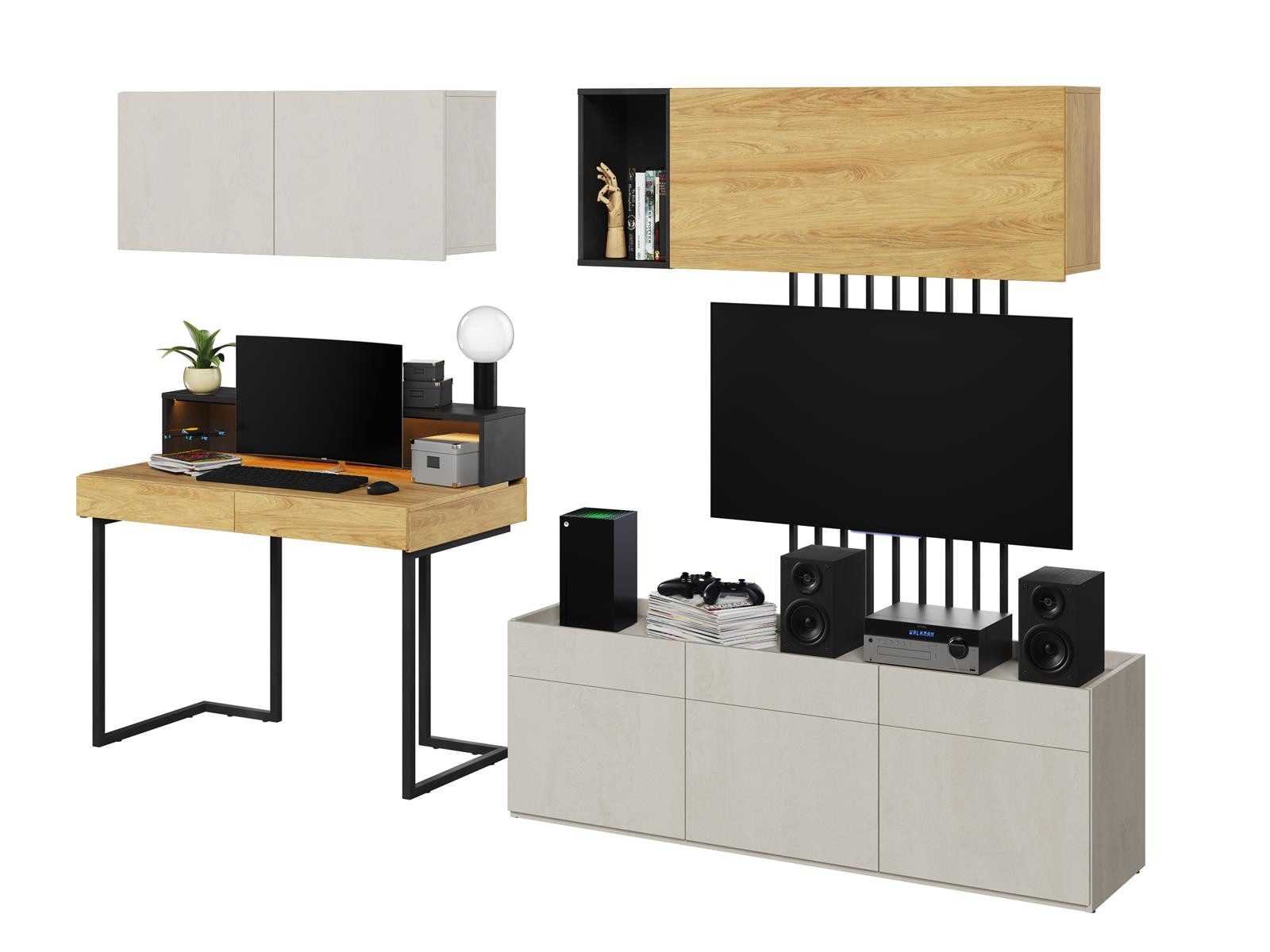 Compleo Jugendzimmer-Set Modern, Elegant TEEN FLEX, günstig online kaufen