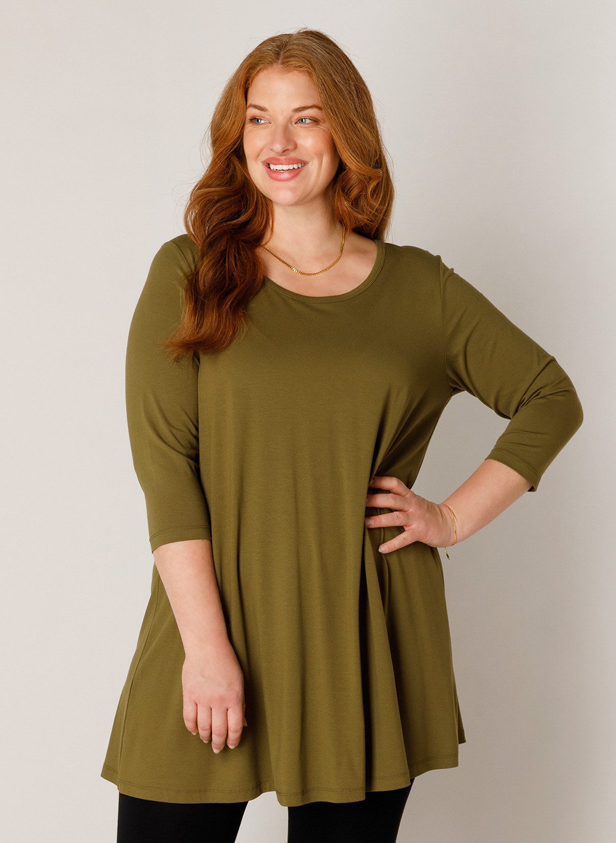 Base Level Curvy Tunikashirt Aria Große Größen