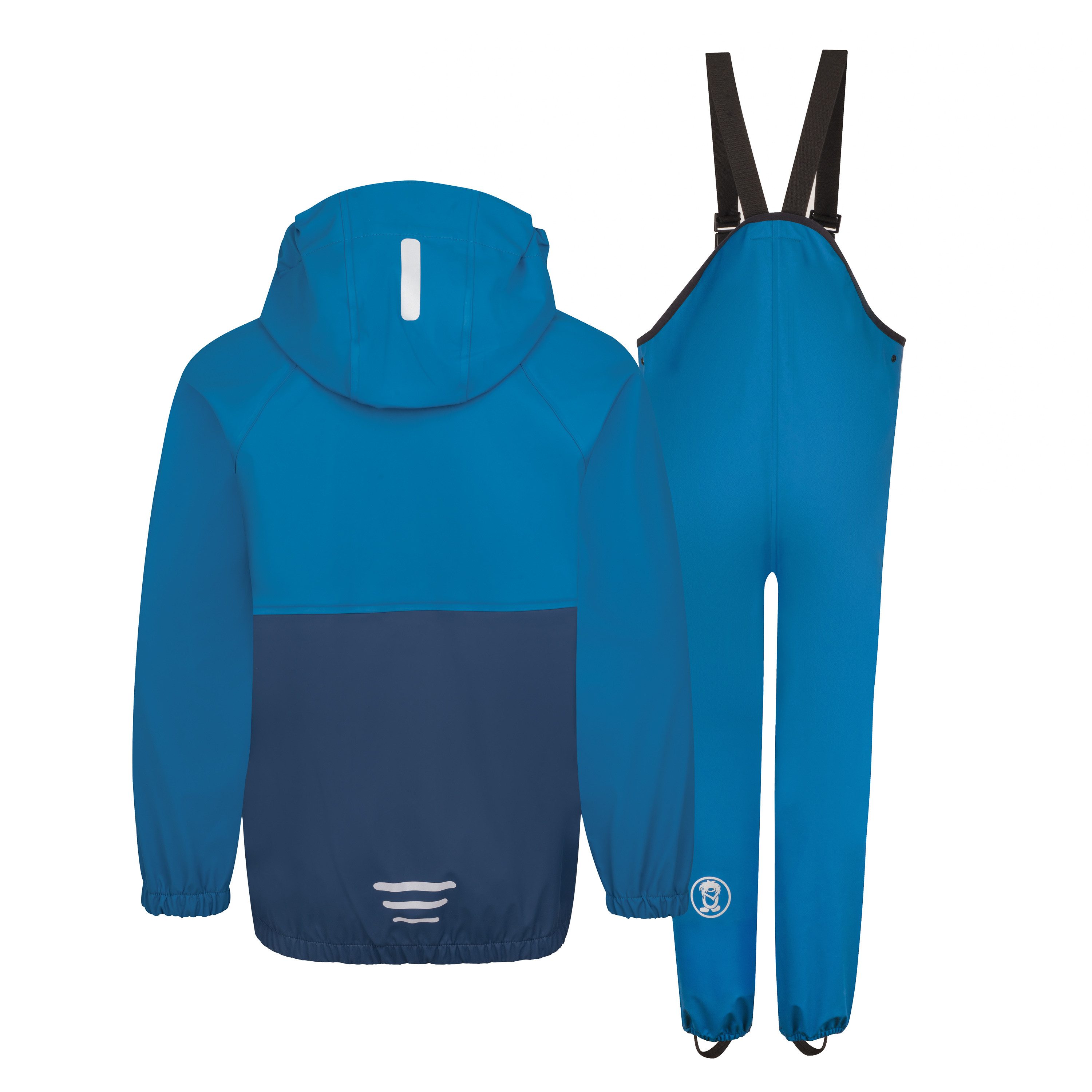 TROLLKIDS Regen- und Matschhose Kids Odda Rain Set XT (2-tlg) für Kinder und Jugendliche, 2-teiliges Set, aus Polyester gefertigt