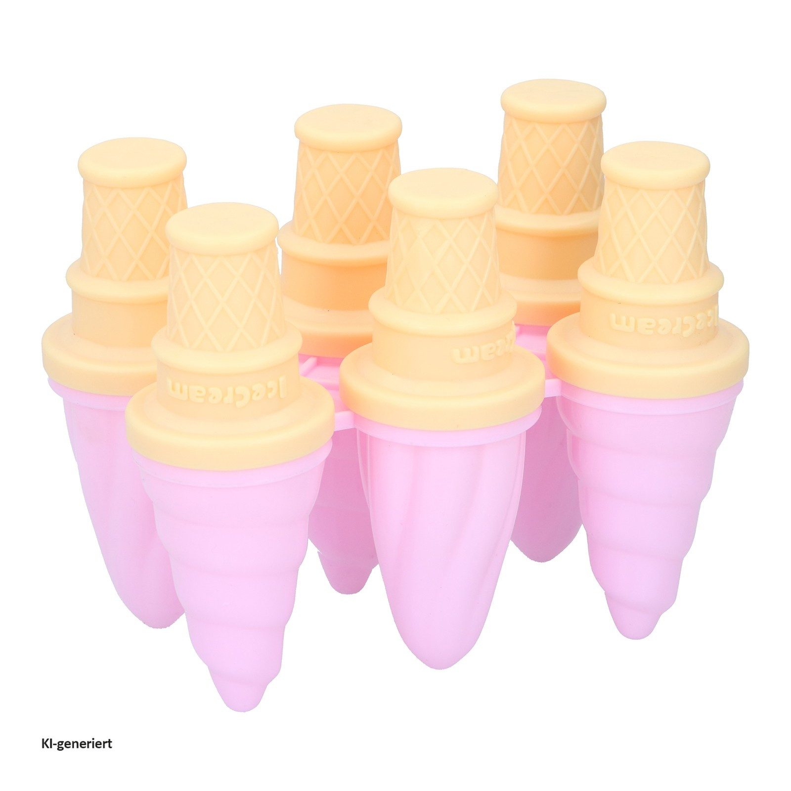 Neuetischkultur Eisportionierer Softeisform 6x 60ml., farbig sortiert Kunststoff