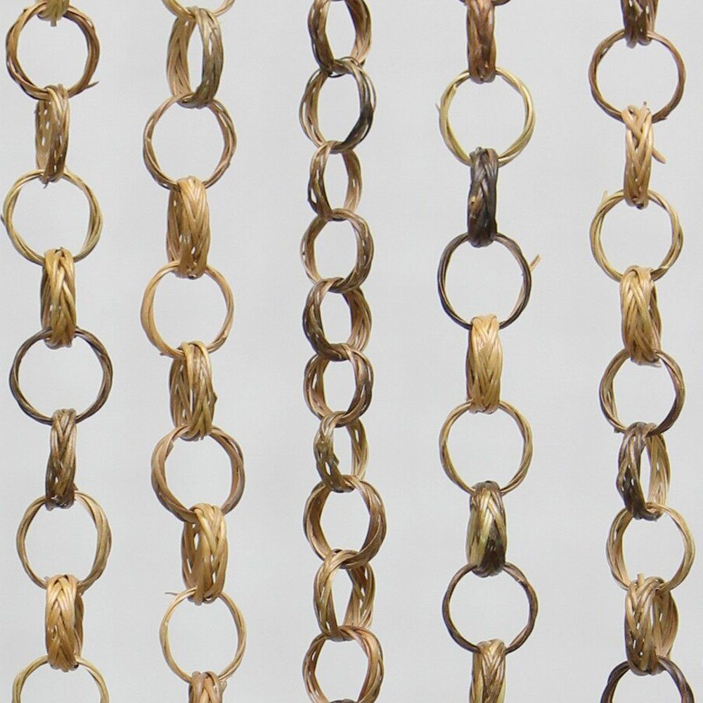 Home-trends24.de Türvorhang Bambus Fliegen Insekten Vorhang Balkonvorhang Stangendurchzug, Stangendurchzug, halbtransparent