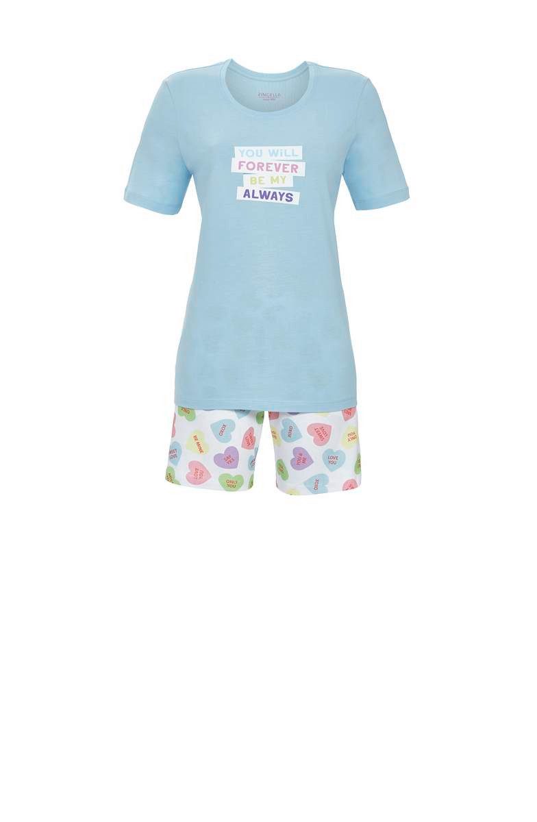 Ringella Shorty mit Motivdruck und Hose mit Herzdessin (2 tlg) weich & hautsympathisch