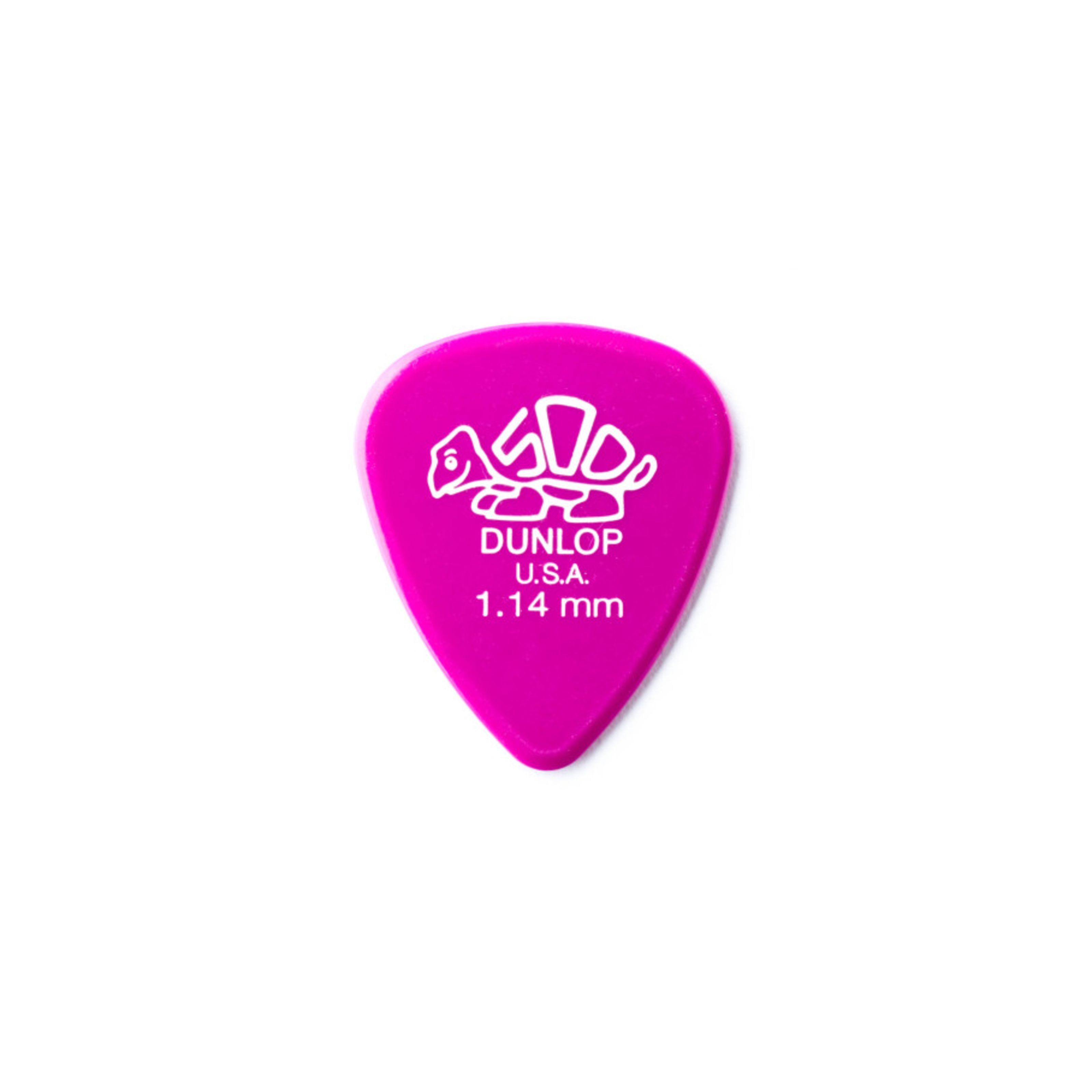 Dunlop Plektrum, 41P1.14 Delrin Standard Picks 1,14 mm - Plektren Set