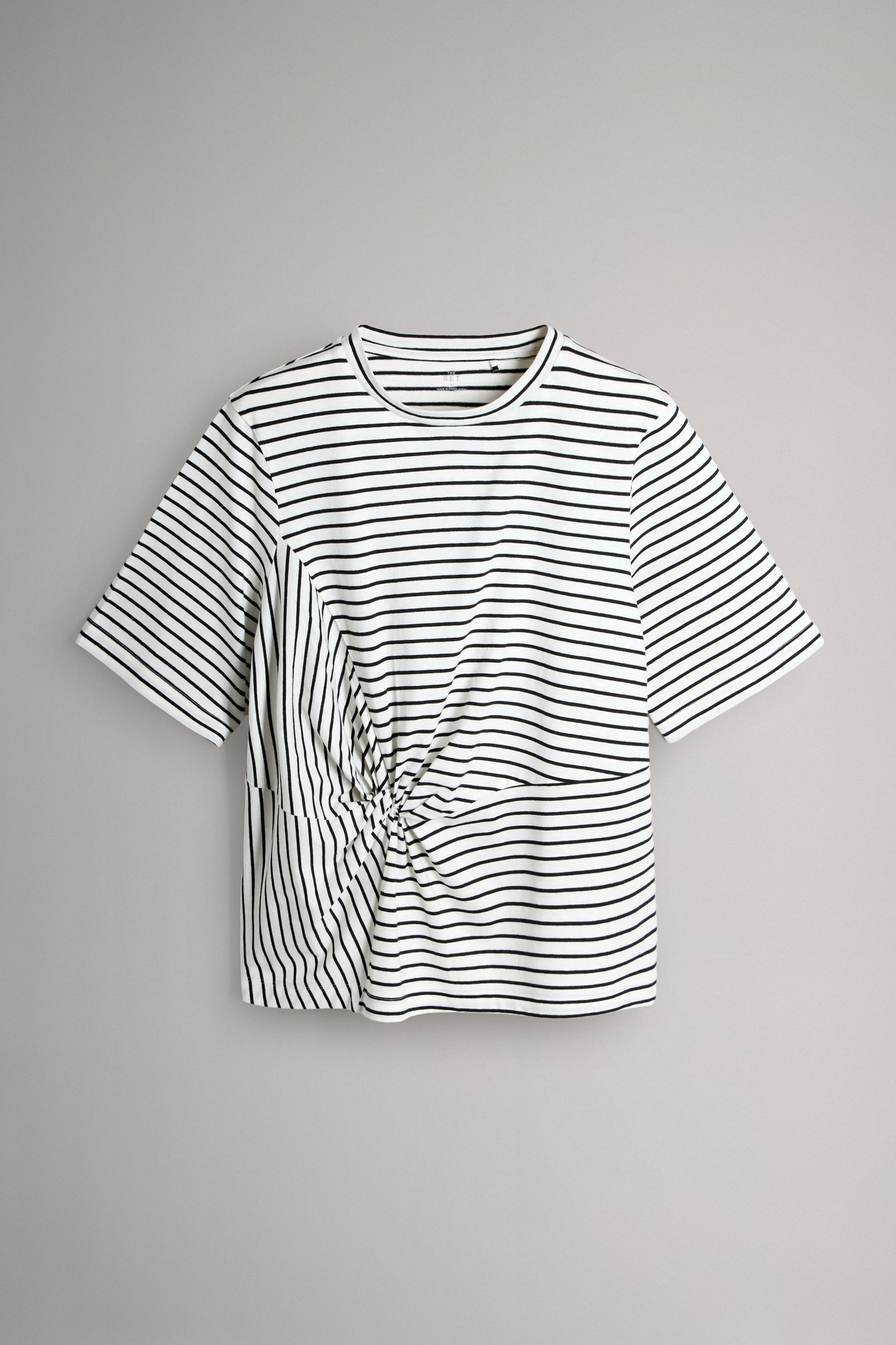 The Set T-Shirt The Set T-Shirts mit Knotendetail, 3er-Pack (3-tlg) – Bild 3 von 5