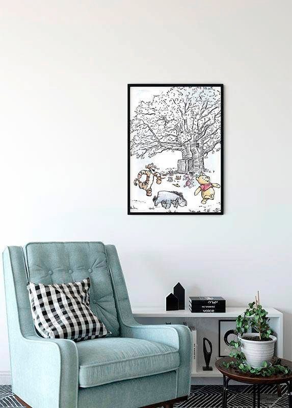 Komar Poster Winnie Pooh Schlafzimmer, (1 Disney Wohnzimmer St), Kinderzimmer, Playground