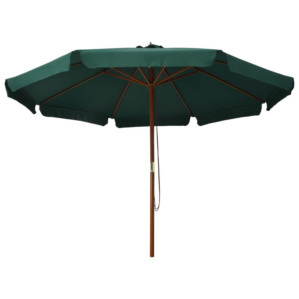 vidaXL Sonnenschirm Sonnenschirm mit Holzmast 330 günstig online kaufen