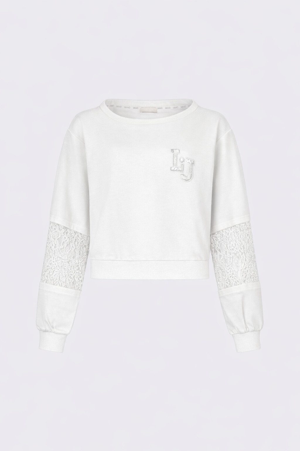 Liu Jo Sweatshirt - Langarmshirt mit Spitze - Sweatshirt Damen - Sweater - günstig online kaufen