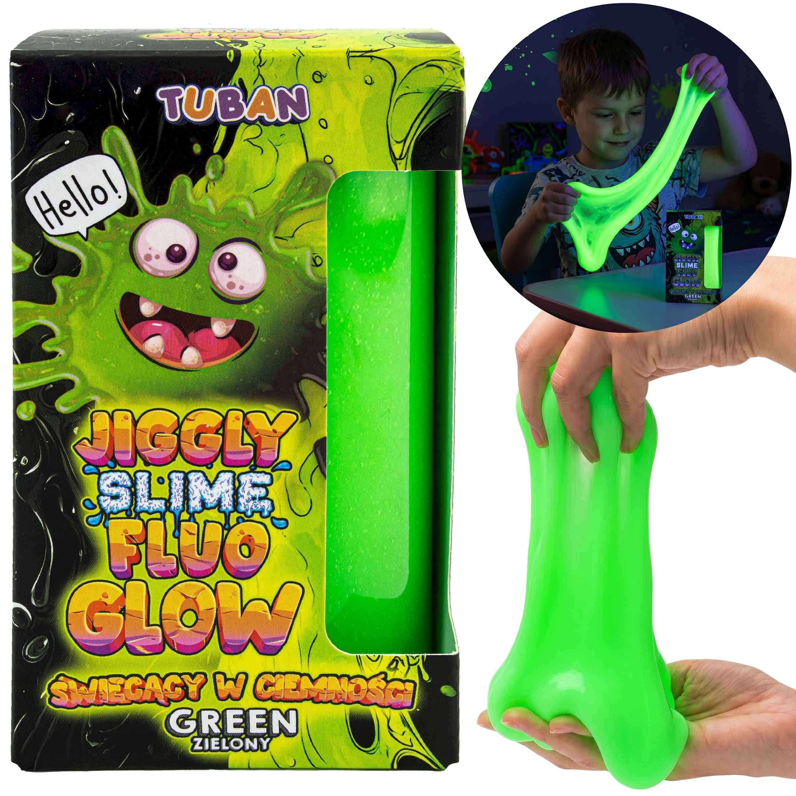 Sarcia.eu Knete TUBAN Leuchtender Slime im Dunkeln, Anti-Stress, 430 g