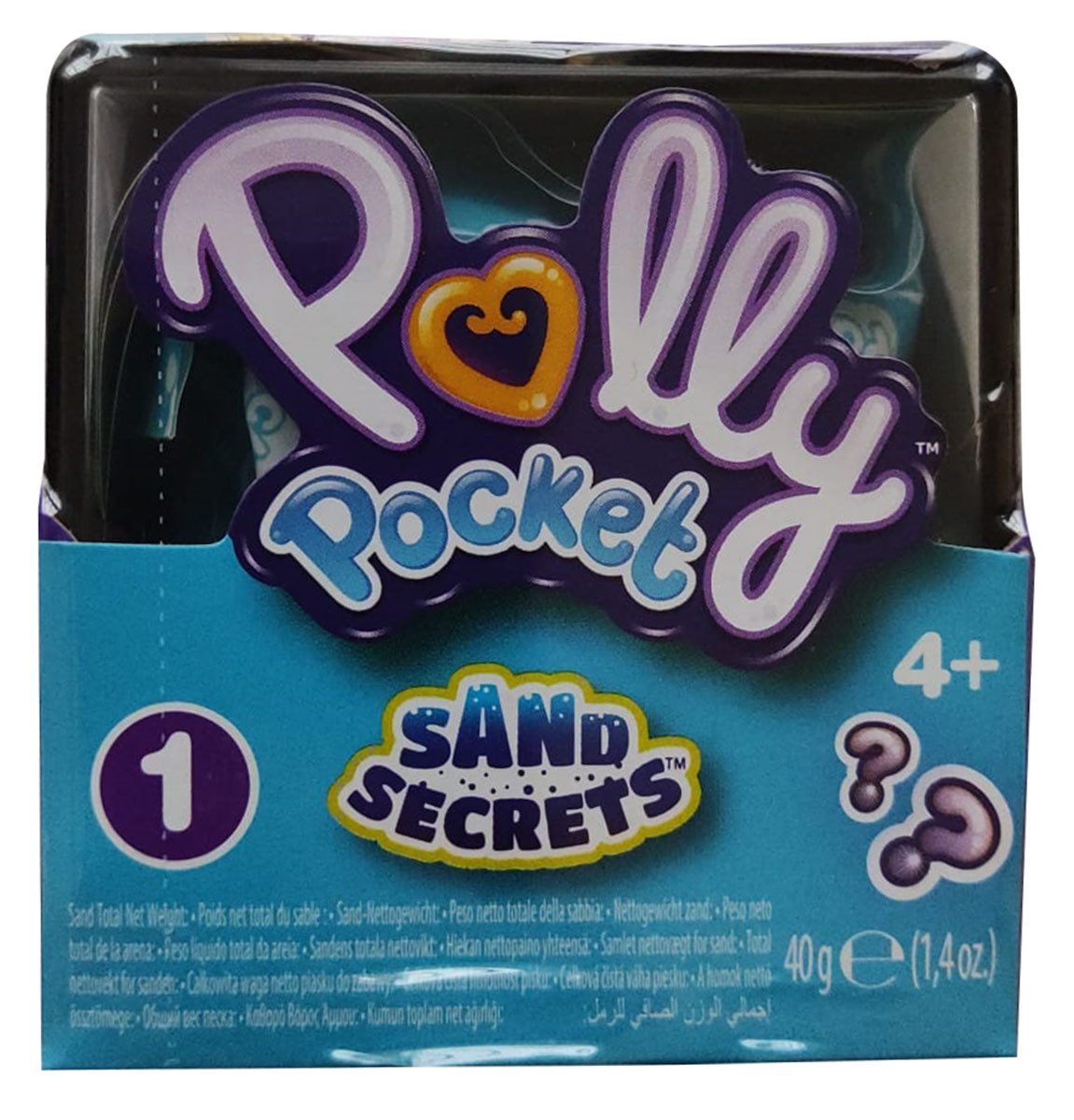 Polly Pocket Spielfigur Mattel Polly Pocket GKJ69 Sand Secrets Spielsand, (Set, 5-tlg., Überraschungsset)