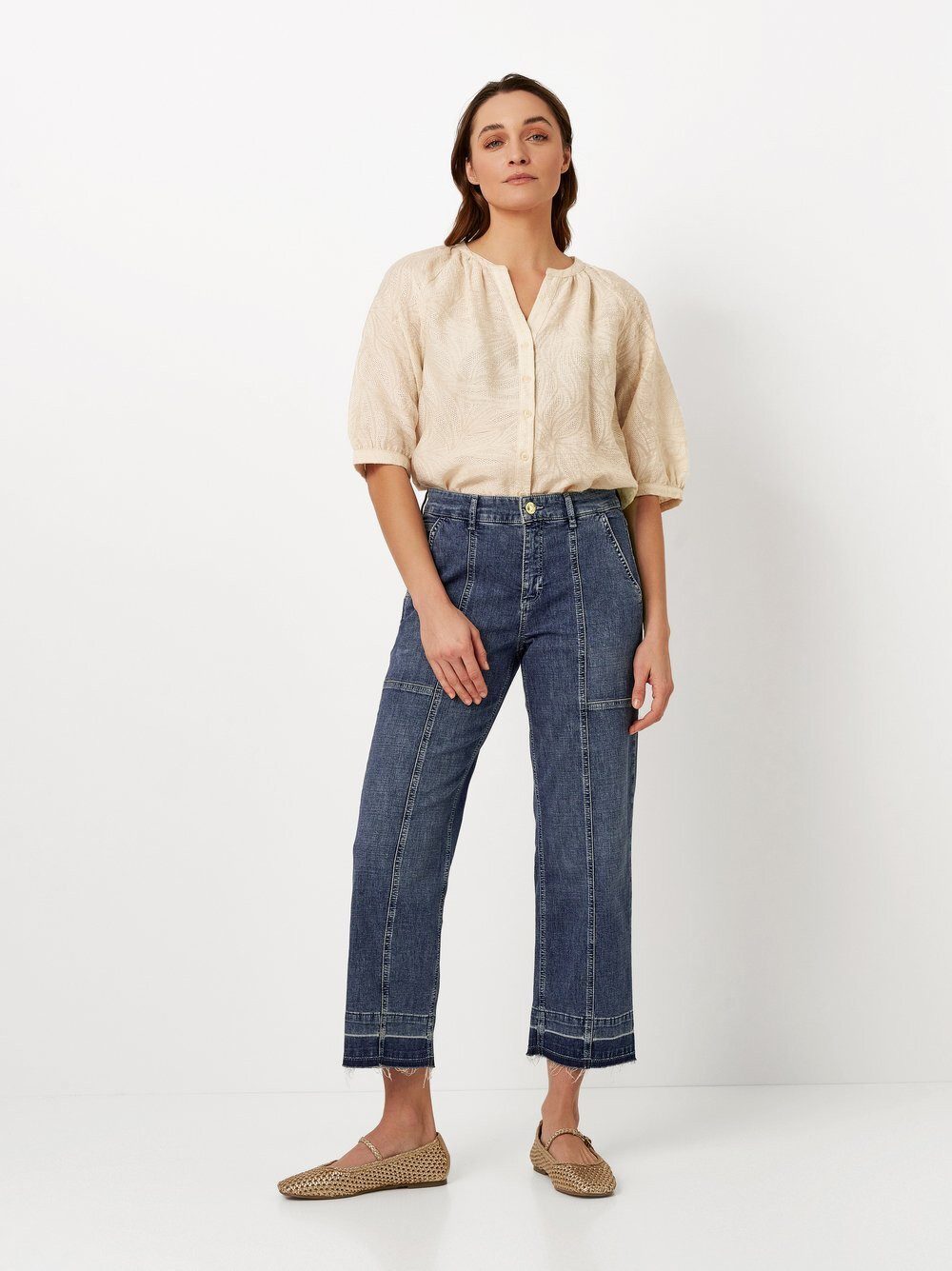 TONI Ankle-Jeans Liv mit Teilungsnähten günstig online kaufen