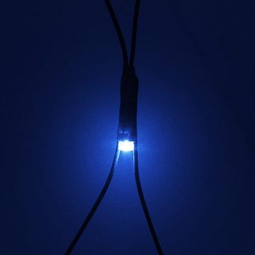 vidaXL Lichterkette Weihnachts-Lichternetz Blau 4x4 m 544 LEDs Indoor Outdoor
