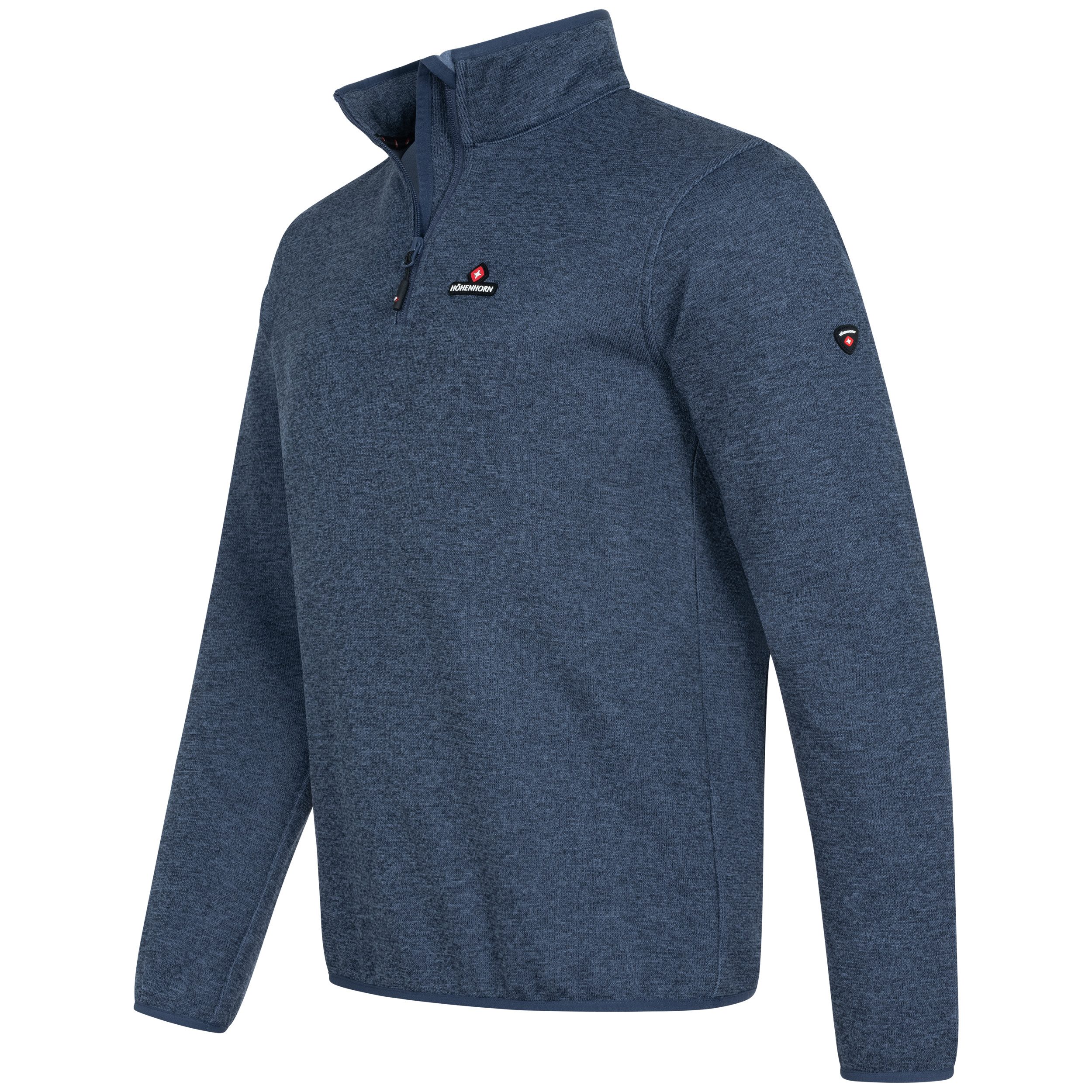 Höhenhorn Fleecepullover Swissfels Herren Strickfleece Pullover günstig online kaufen