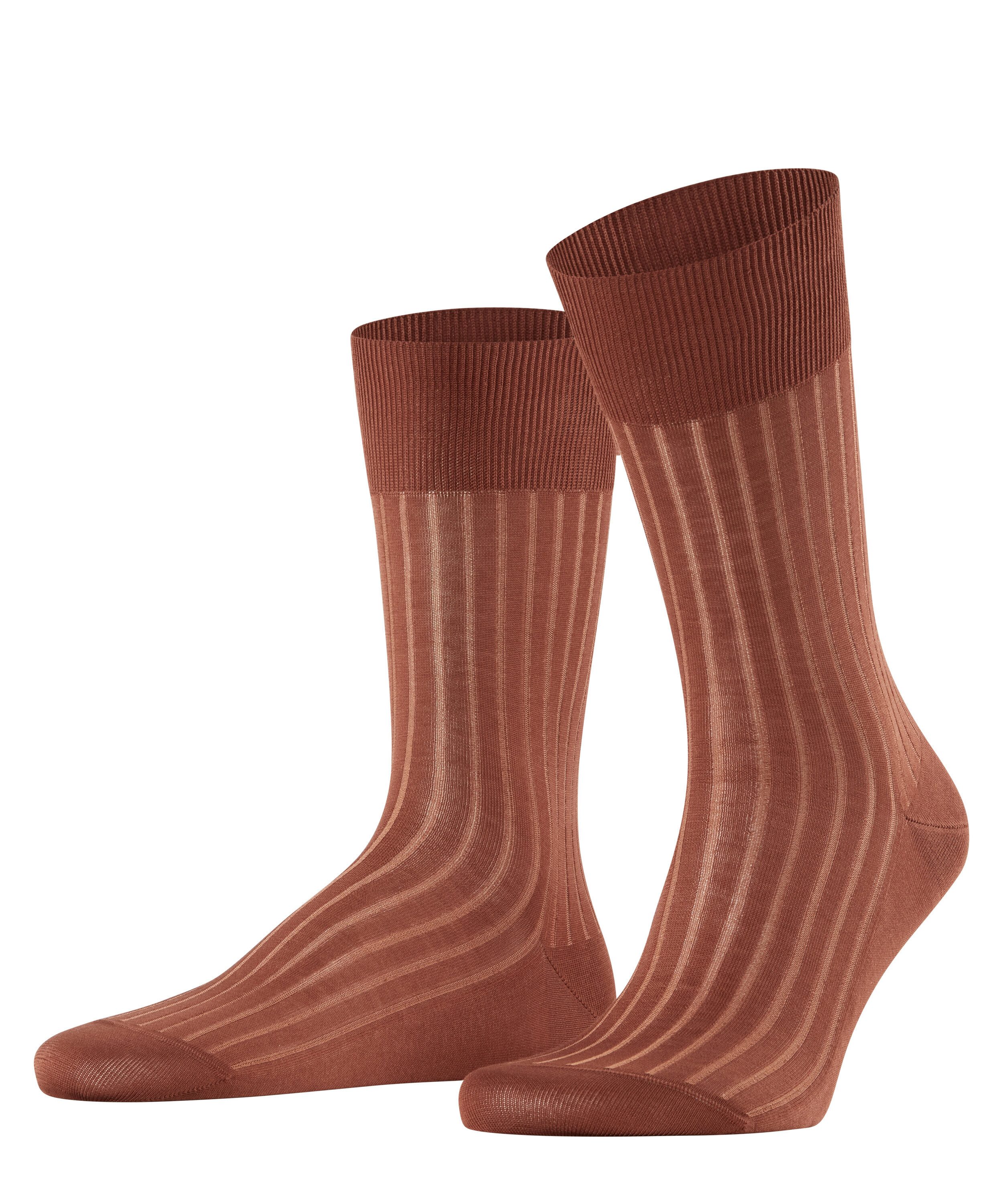 FALKE Socken Shadow Socken Zweifarbeneffekt durch Rippstruktur (1-Paar) Zweifarbeneffekt durch Rippstruktur