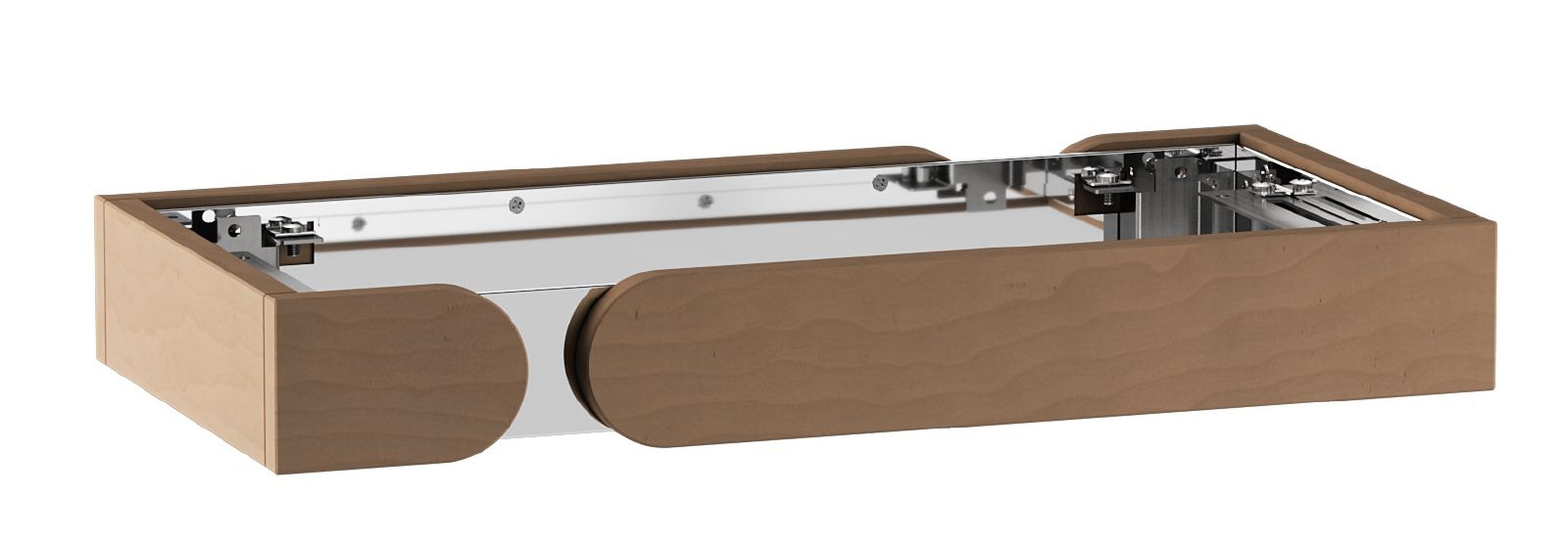 HARVIA Saunaofen Harvia Concept R Mini Holzreling Walnuss, (Harvia Concept R Mini; Halterungsset CP-RM-HSR-4S erforderlich), Holzreling: Ausführung aus Walnuss