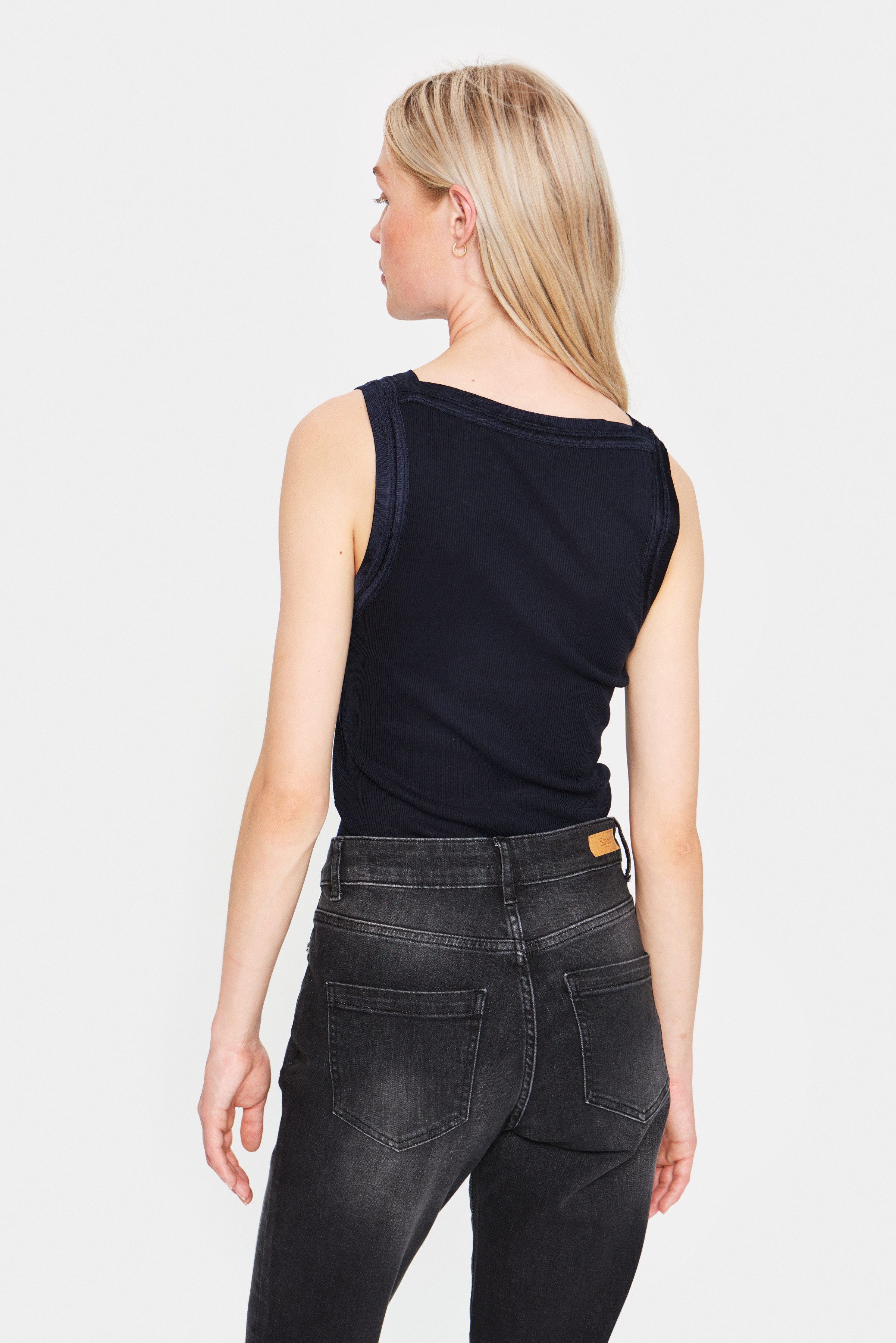 Saint Tropez Tanktop SZ-MAYA TANK TOP mit Seidenanteil günstig online kaufen