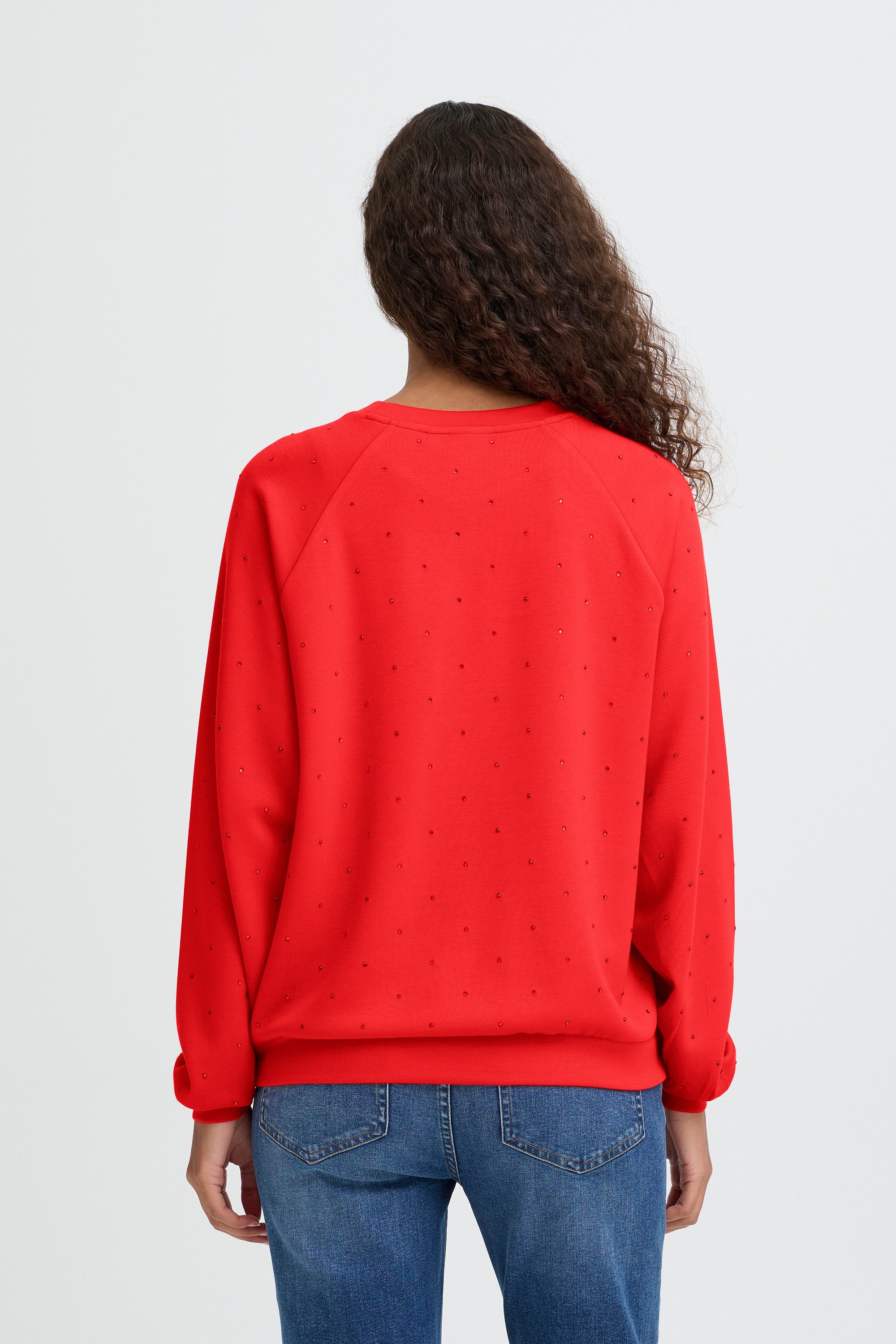 ICHI Fleecepullover Sweatshirt IHAMIAS