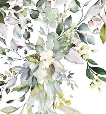 MyMaxxi Dekorationsfolie Türtapete hängende Pflanzen mit Blätter Türbild Türaufkleber Folie