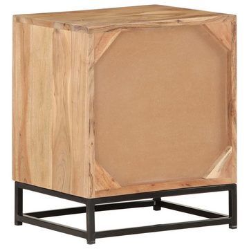 furnicato Nachttisch 40x30x50 cm Akazie Massivholz