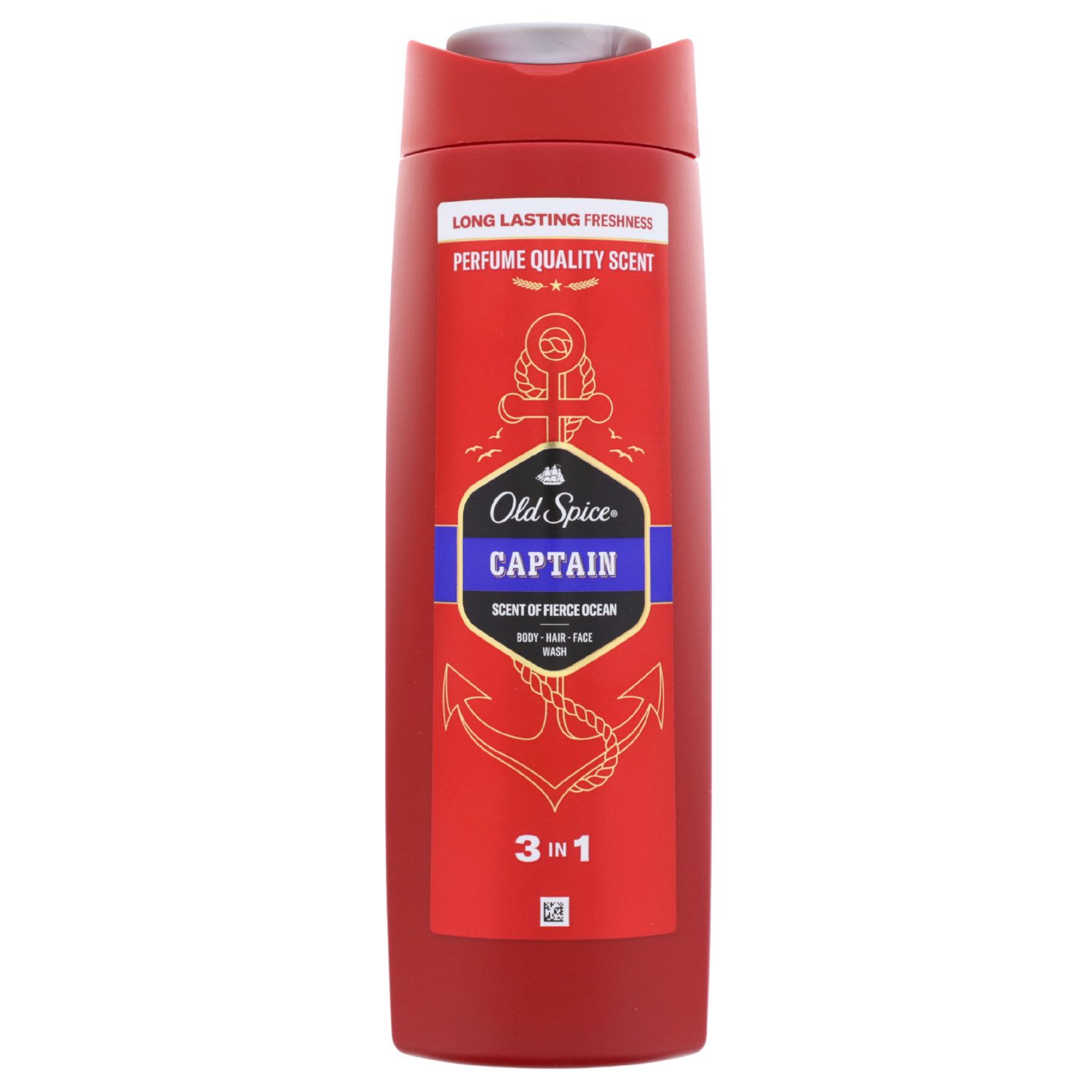 Old Spice Duschgel 2x Old Spice Captain 3in1 Duschgel Haar Gesicht und Körper je 400ml