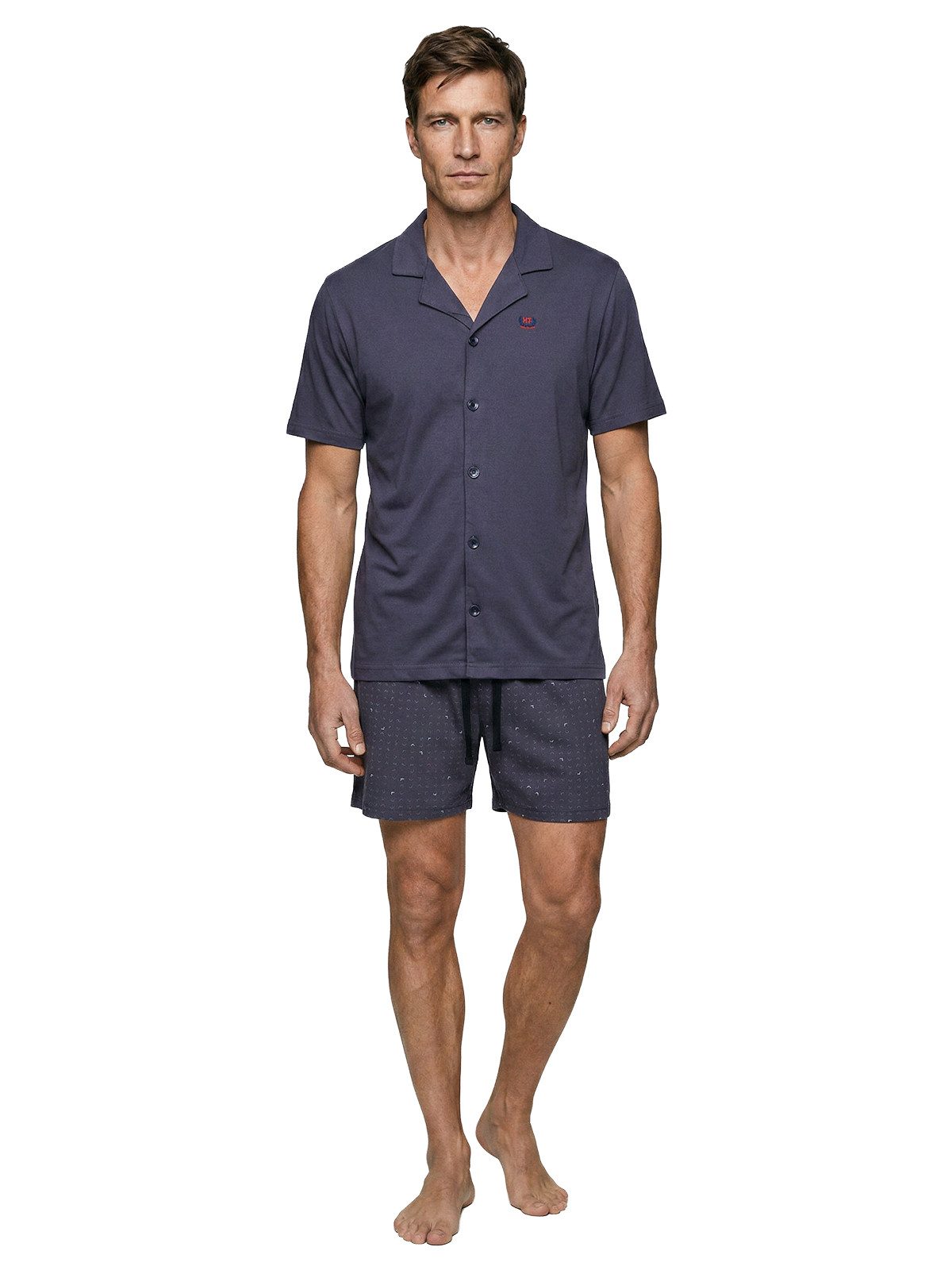 Henry Terre Shorty Pyjama Set Kurz - Karl Graphik Design Shorts