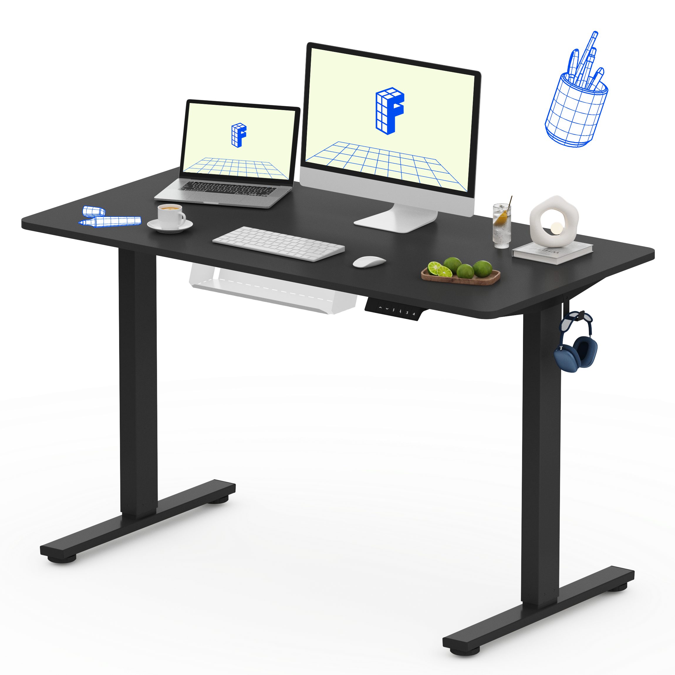 FLEXISPOT Schreibtisch Basic-Series Elektrisch höhenverstellbarer Schreibti günstig online kaufen