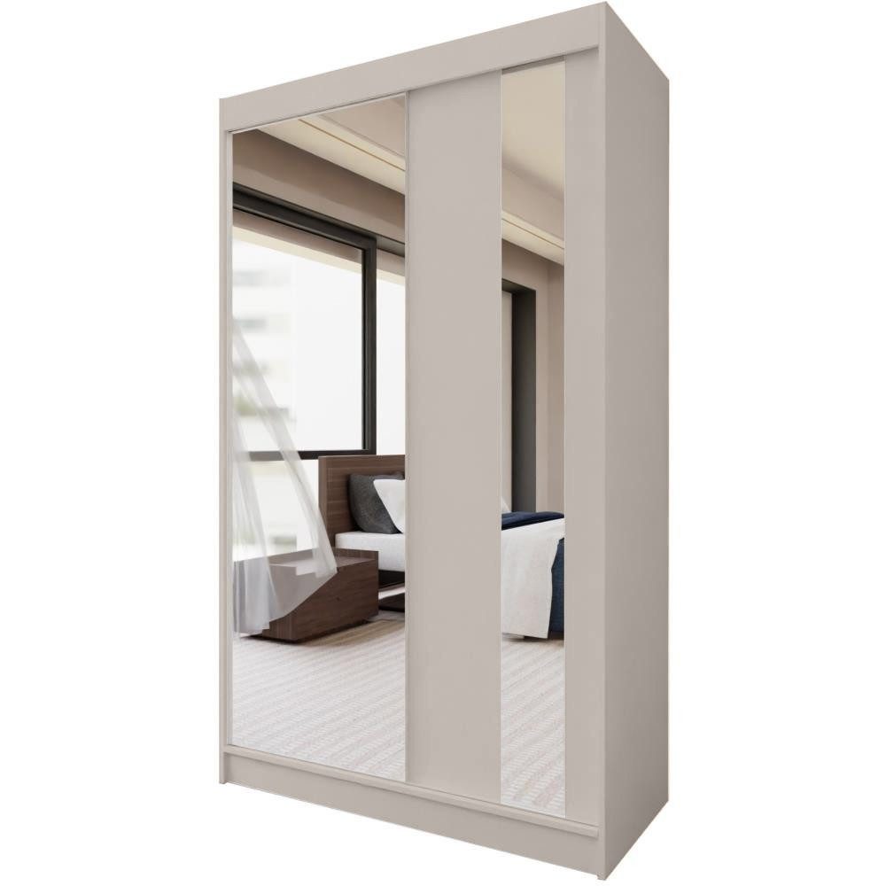 Beautysofa Schwebetürenschrank Gaja (weiß, schwarz, graphit, günstig online kaufen