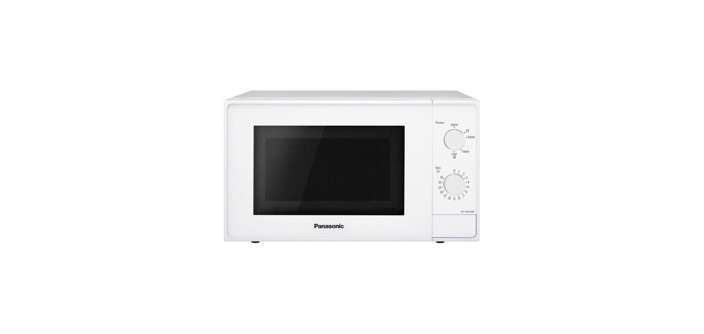 Panasonic Mikrowelle NN-E20JWMEPG, Mikrowelle, 20 Liter, 800 Watt