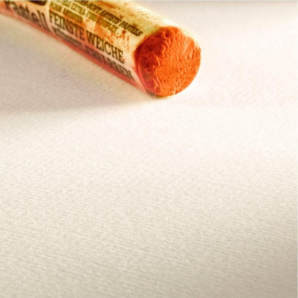 Hahnemühle Zeichenpapier The Collection - Ingres Pastel 24x31cm Naturweiß, 100g/m², 20 Blatt