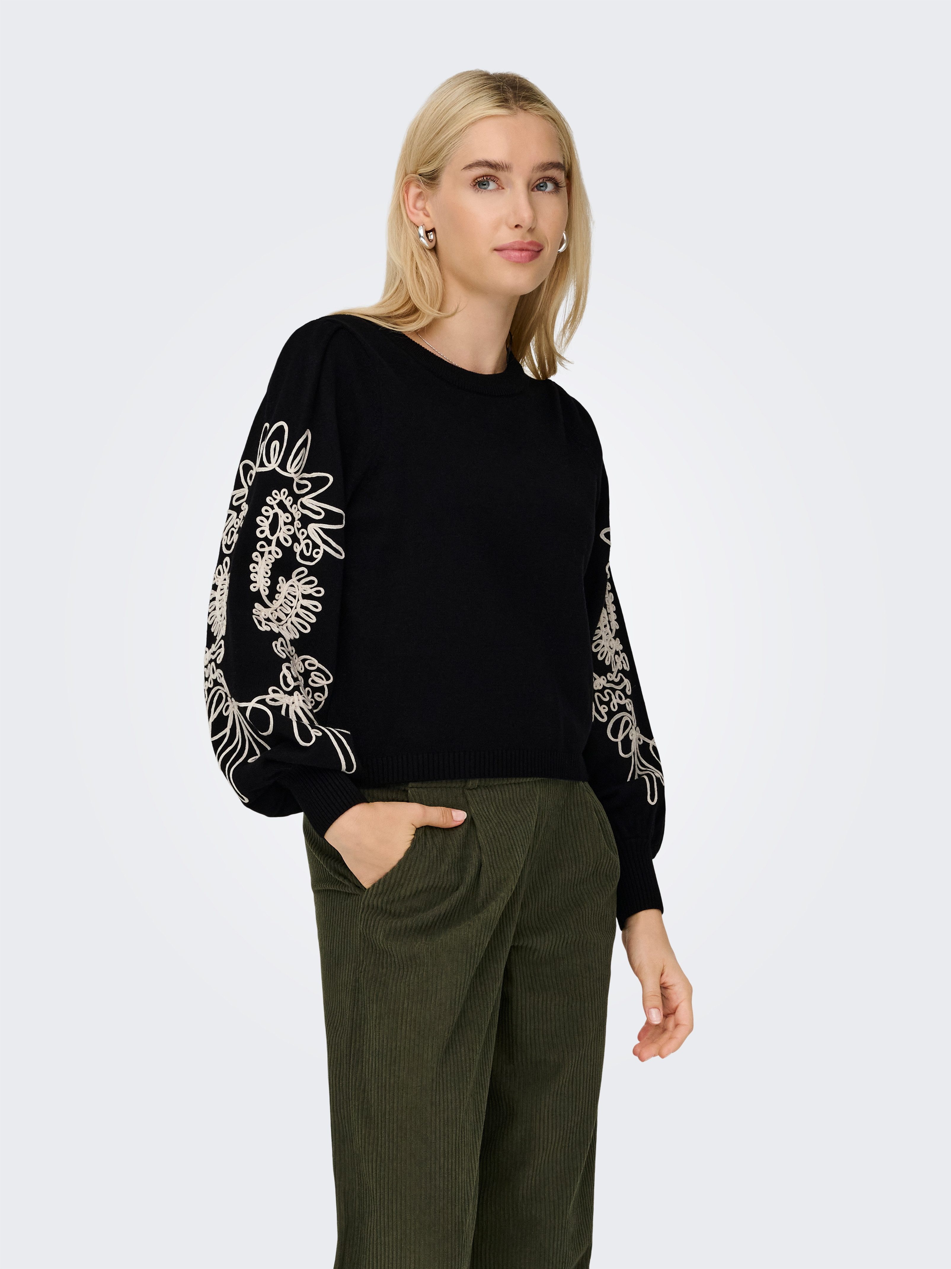 ONLY Strickpullover ONLMAGNOLIA LS DETAIL PULLOVER KNT NOOS günstig online kaufen