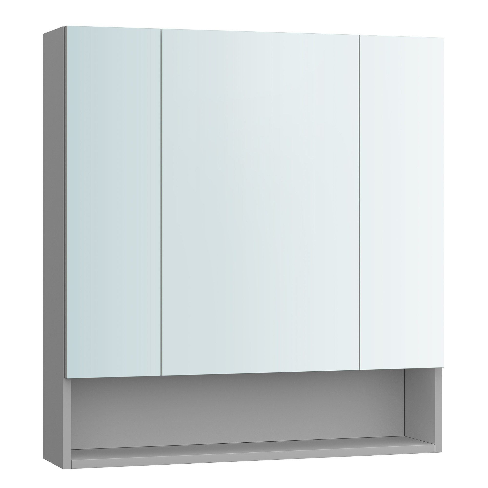 VASAGLE Spiegelschrank Badschrank Badezimmerschrank mit 3 günstig online kaufen